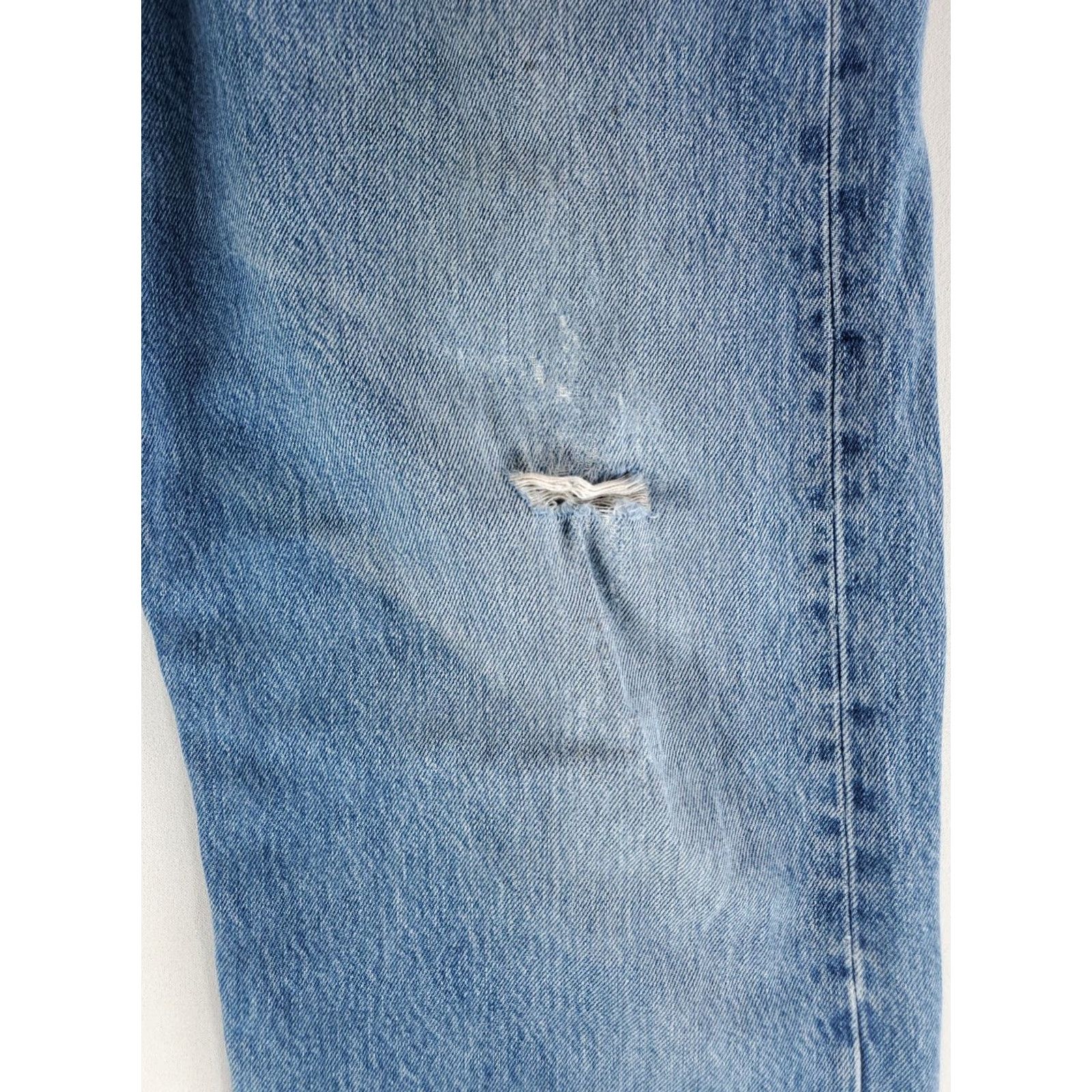 Levi's Levi's 501 Jeans Mens 36x31 Actual Blue Y2K Straight Denim Pants Regular Size 36 Mens Size US 36 / EU 52 - 2 Thumbnail