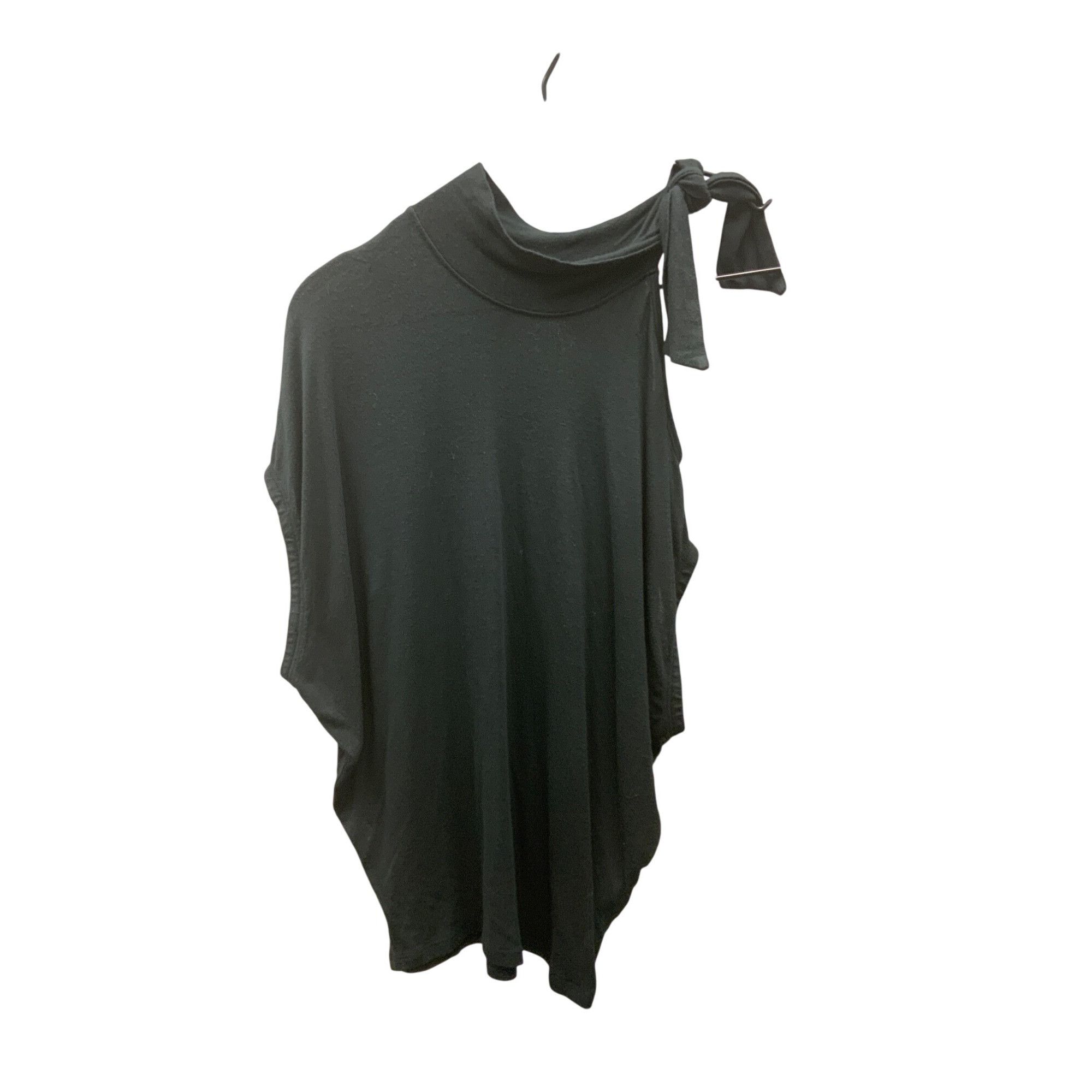 Free People Free People Black Mock Neck Tie Top Size XS / US 0-2 / IT 36-38 - 2 Thumbnail