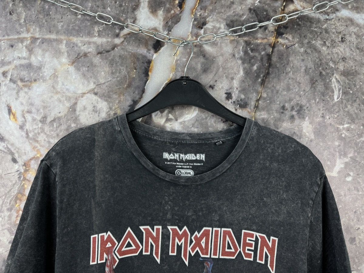 Iron Maiden Men’s Iron Maiden 2017 T-Shirt Music Rock Band Size Large Size US L / EU 52-54 / 3 - 2 Thumbnail