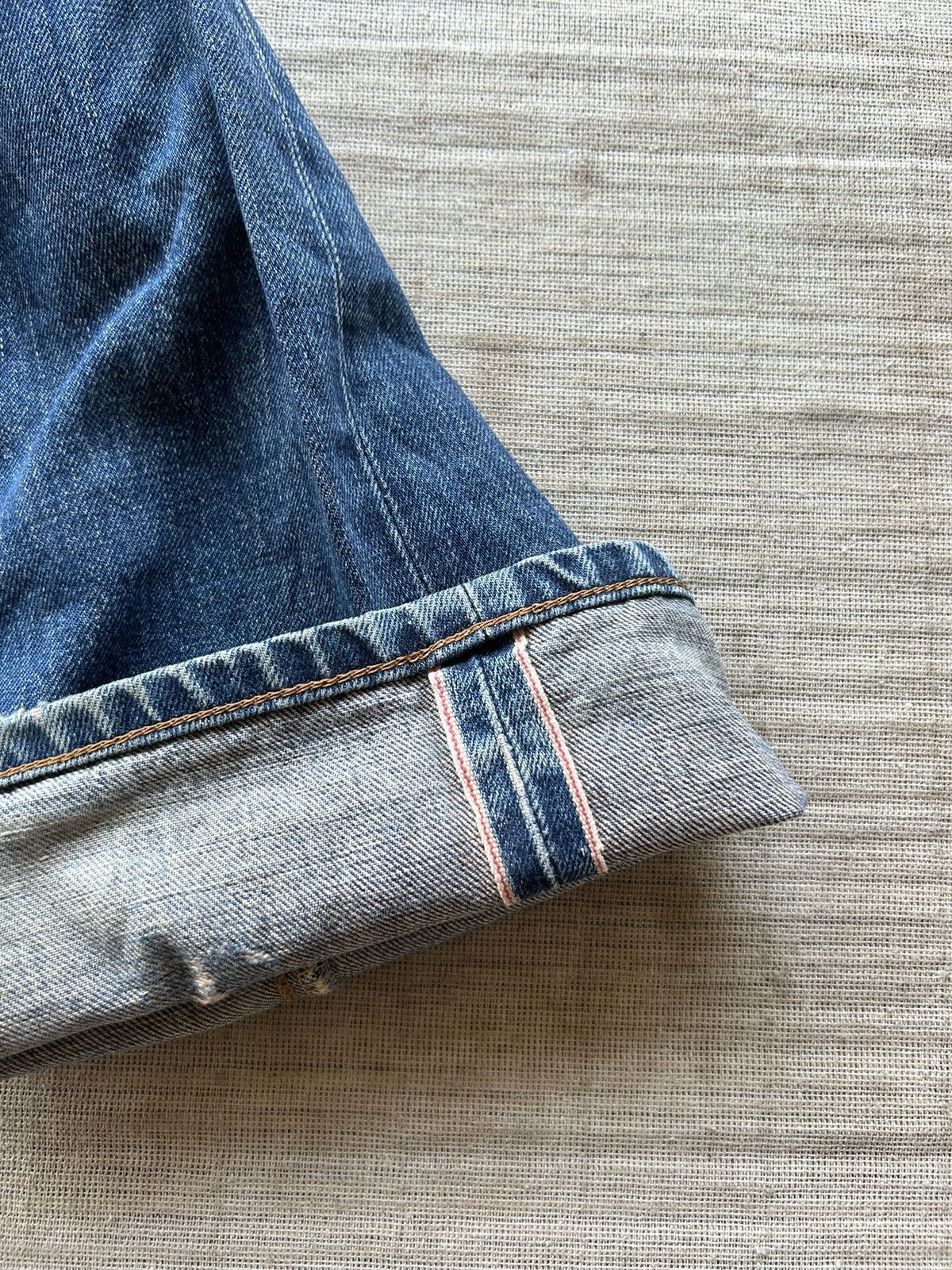 Edwin × Japanese Brand Vintage Edwin Selvedge Distressed Denim Size US 33 - 2 Thumbnail