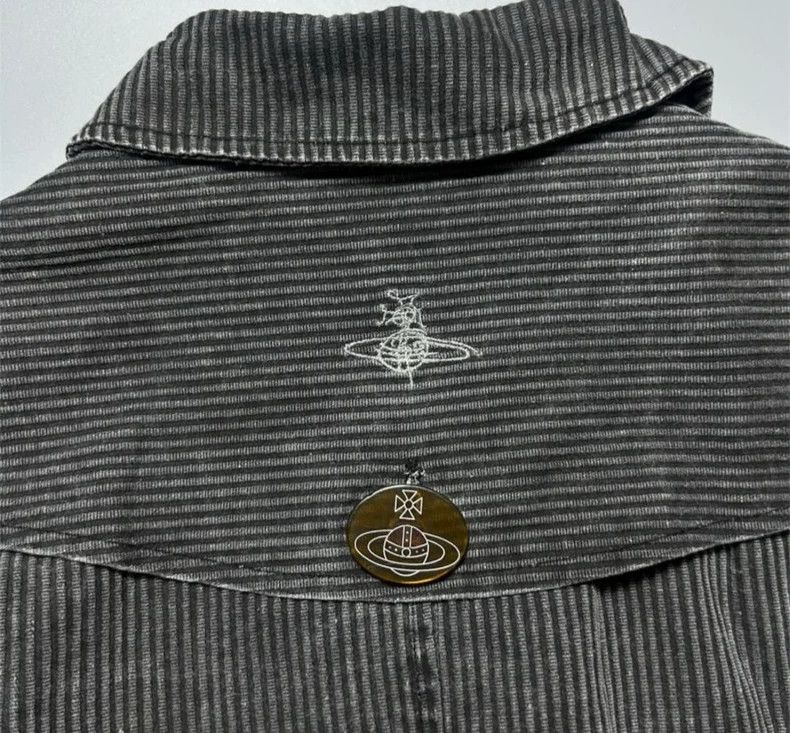 Vivienne Westwood Vivienne Westwood Striped orb button red label coat Size S / US 4 / IT 40 - 7 Thumbnail