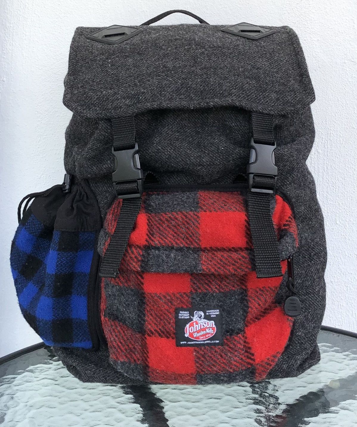 Johnson Woolen Mills Johnson Woolen Mills Patchwork Pockets Backpack Size ONE SIZE - 16 Thumbnail
