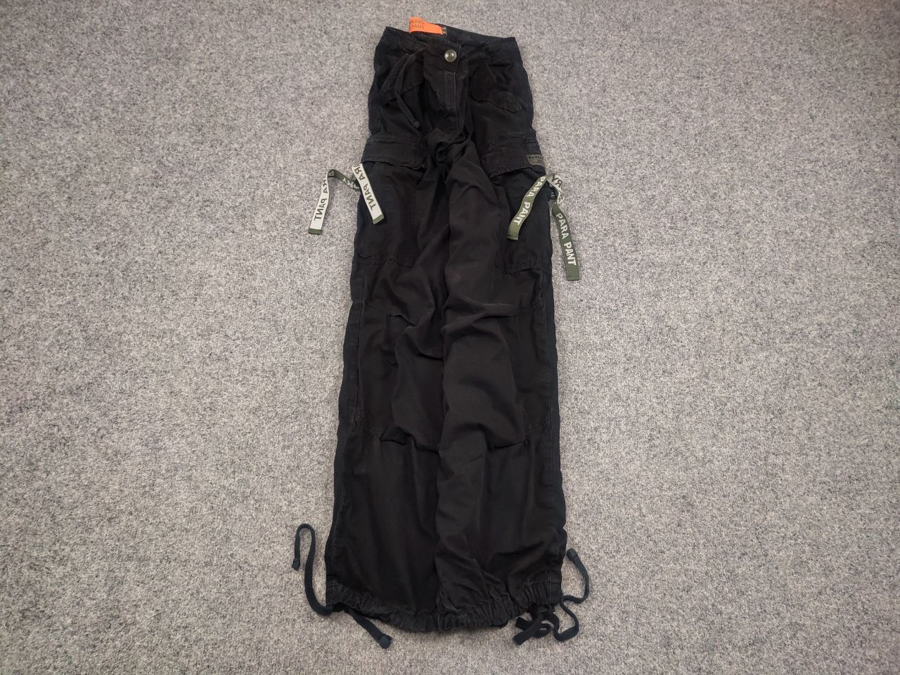 Superdry Superdry Parachute Cargo Black Baggy Pants Vintage Style Size US 32 / EU 48 - 2 Thumbnail