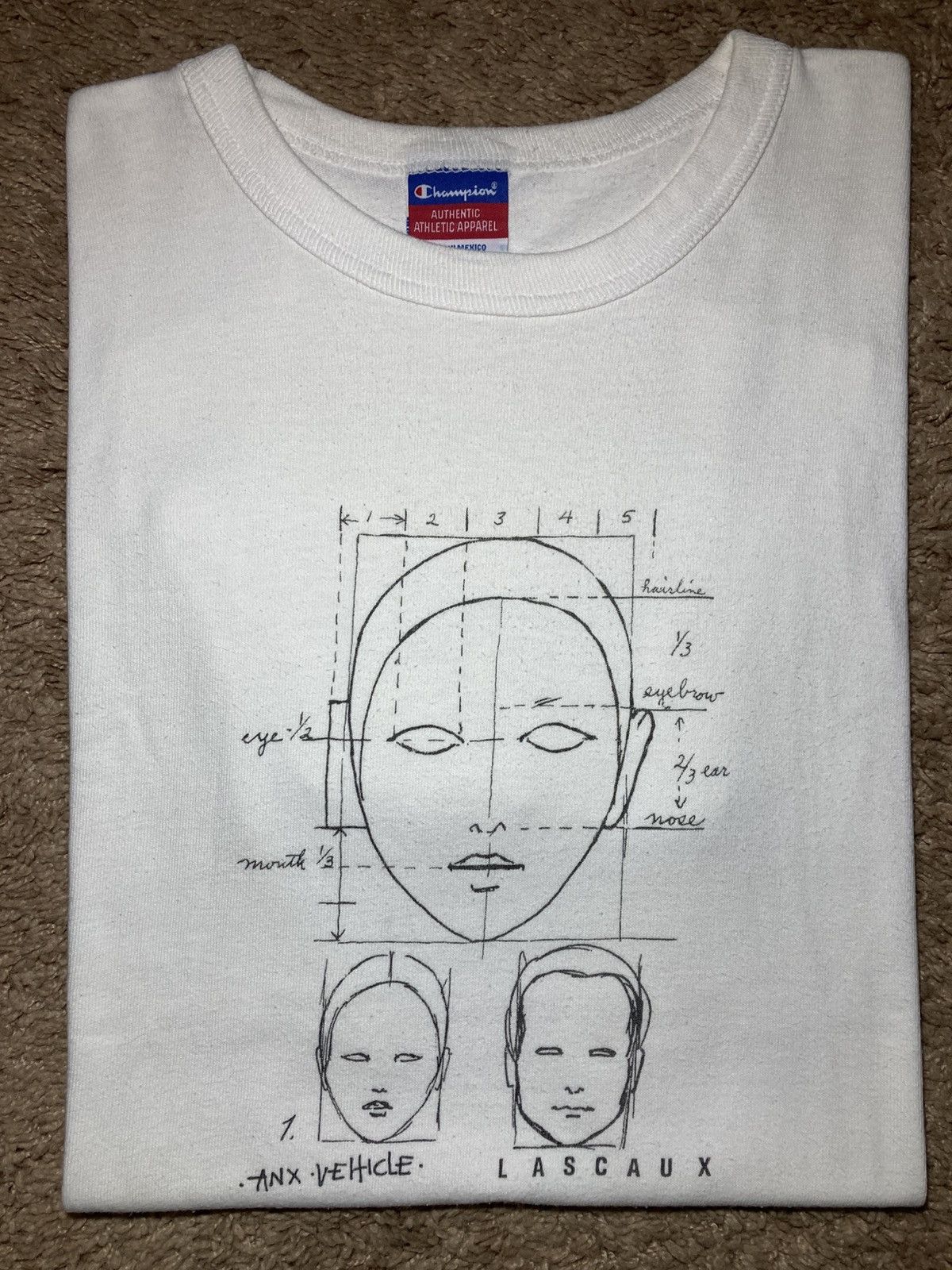 Annex 1998 Annex Face Sketch ANX Face Gio Estevez Supreme Knight Size US M / EU 48-50 / 2 - 1 Thumbnail