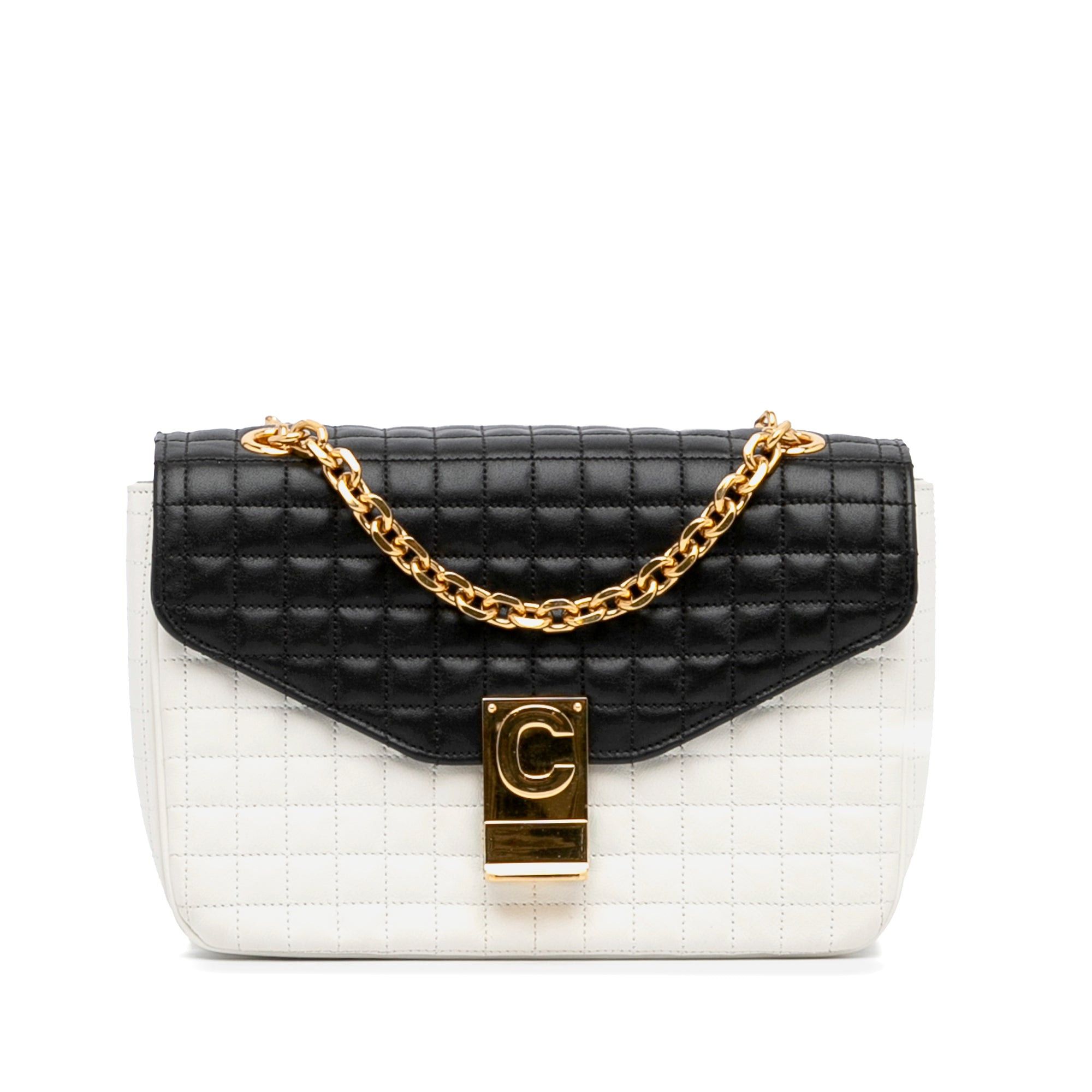 Celine Celine Medium Quilted C Bag White Size ONE SIZE - 1 Thumbnail