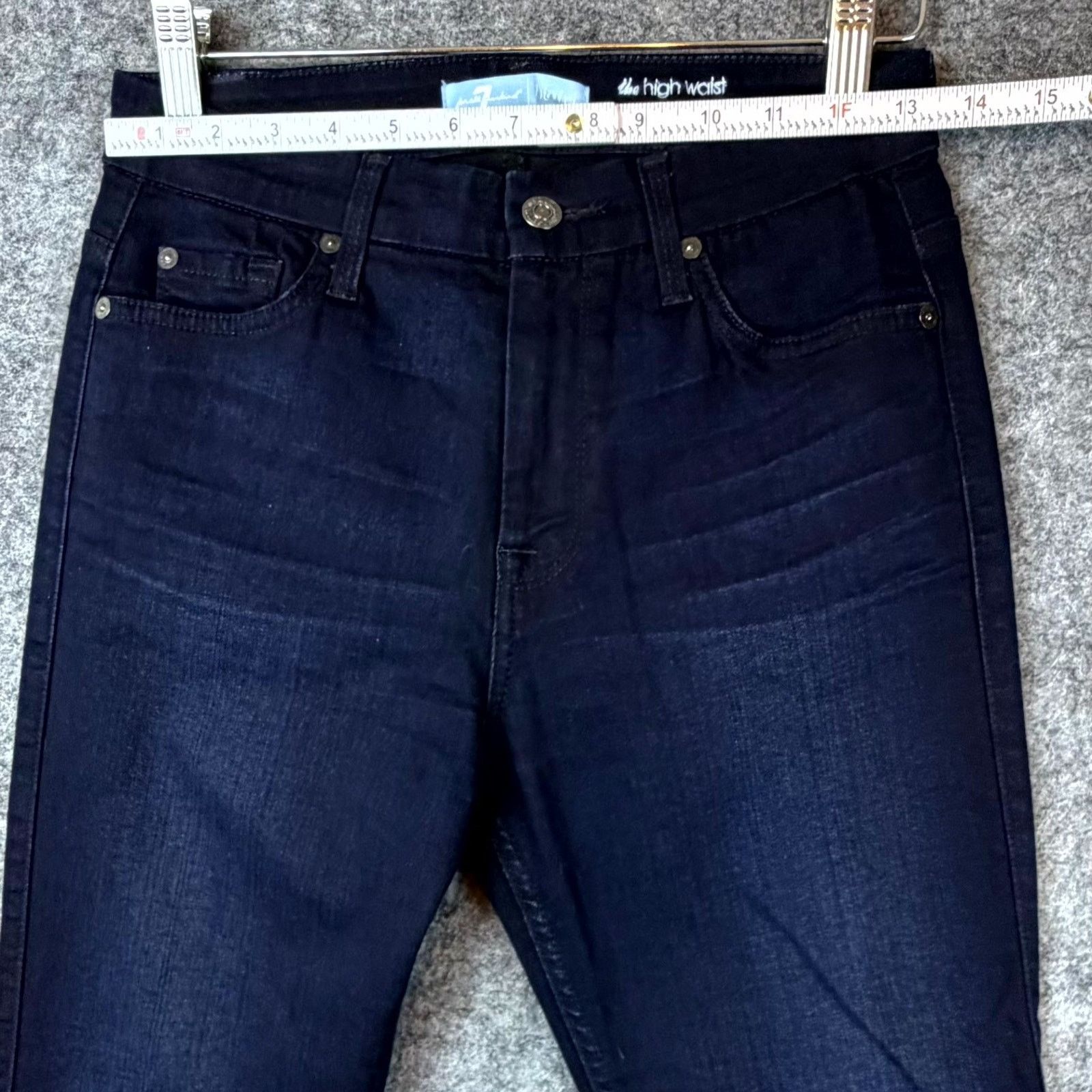 7 For All Mankind 7 For All Mankind Skinny Jeans Womens 27 Blue High Waist Size 27" / US 4 / IT 40 - 5 Thumbnail