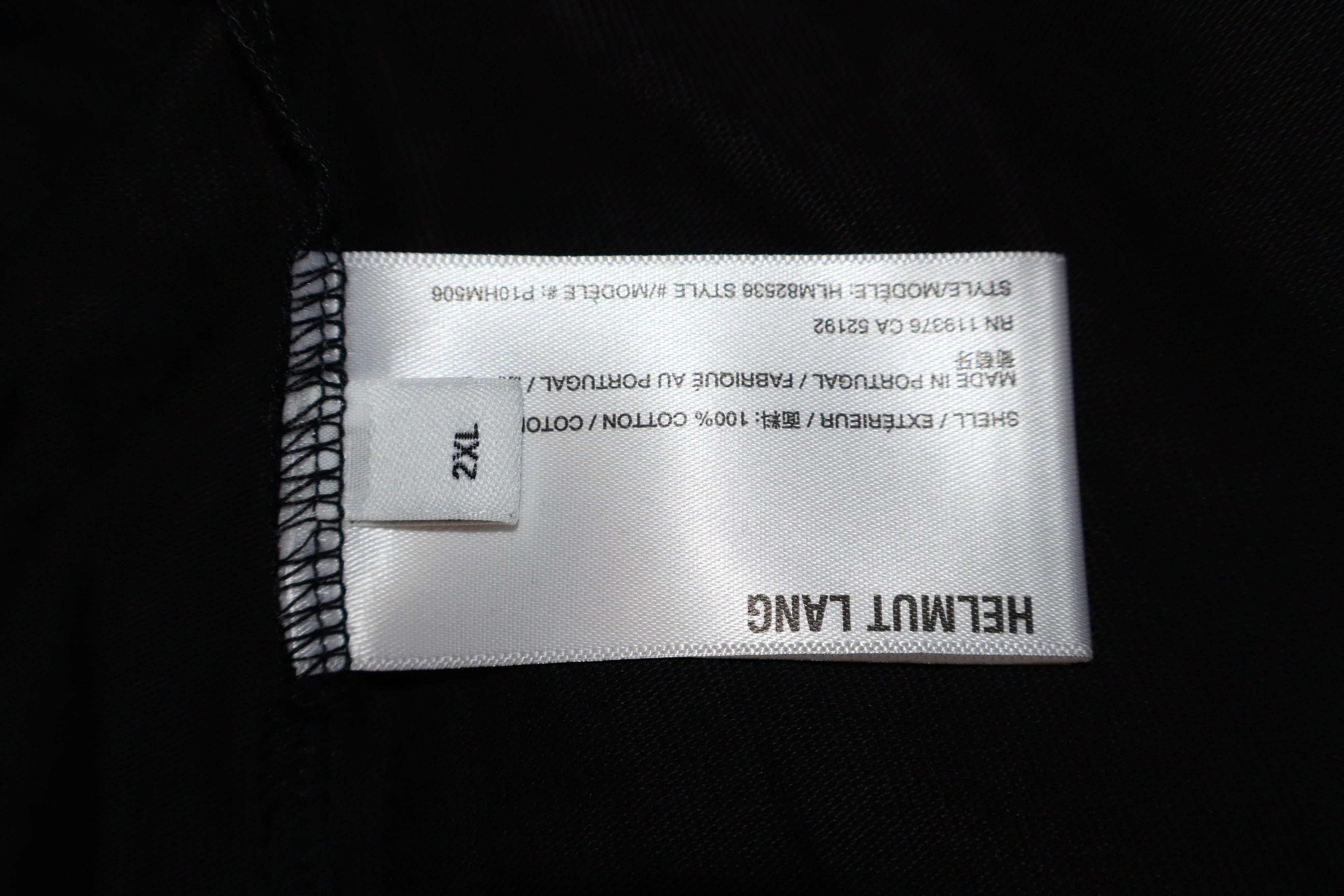 Helmut Lang Stencil logo print t-shirt Size US XXL / EU 58 / 5 - 12 Thumbnail