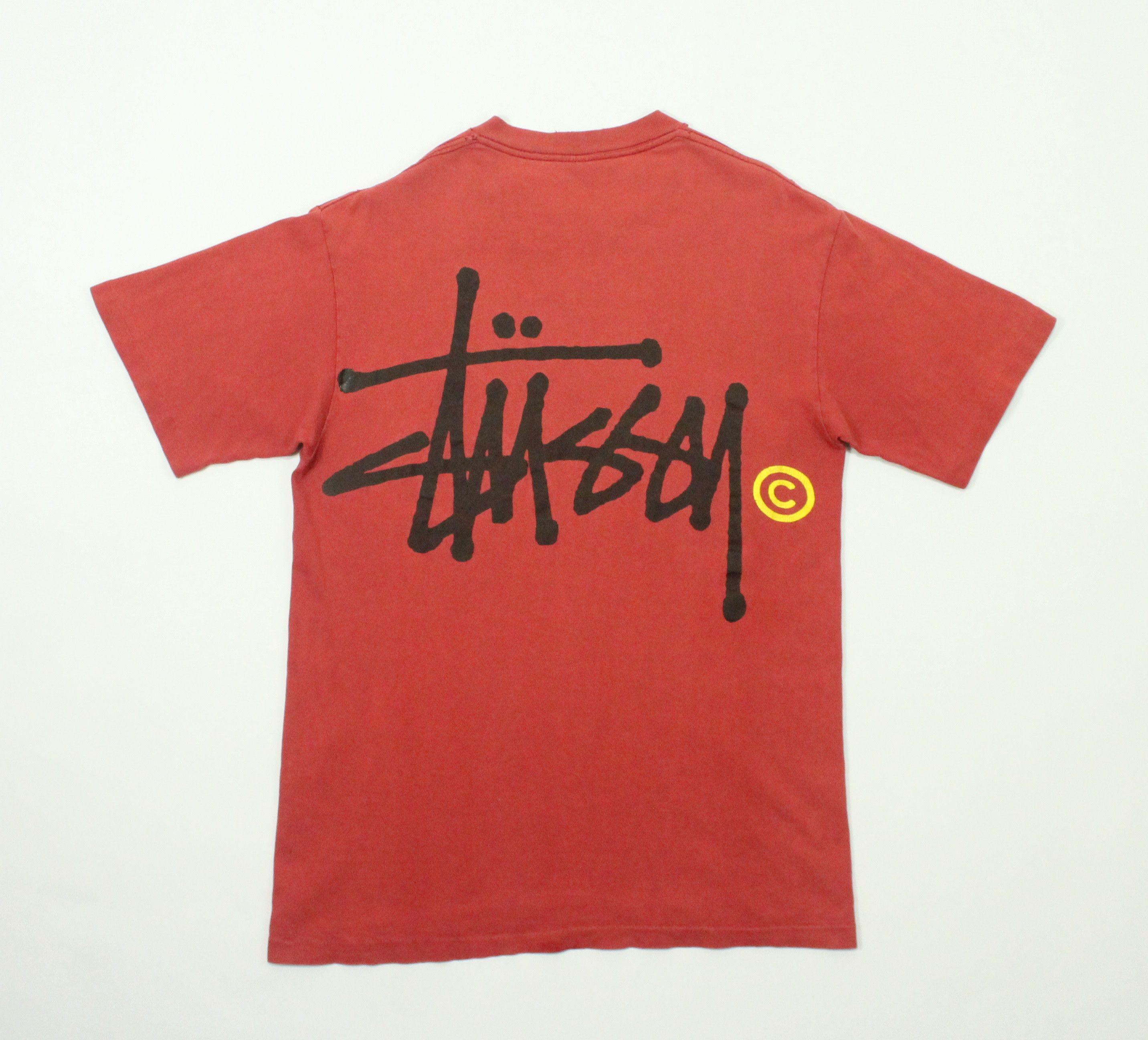 Stussy Vintage 90s STUSSY T Shirt Big Logo Spell Out Single Stitch Size US S / EU 44-46 / 1 - 7 Thumbnail
