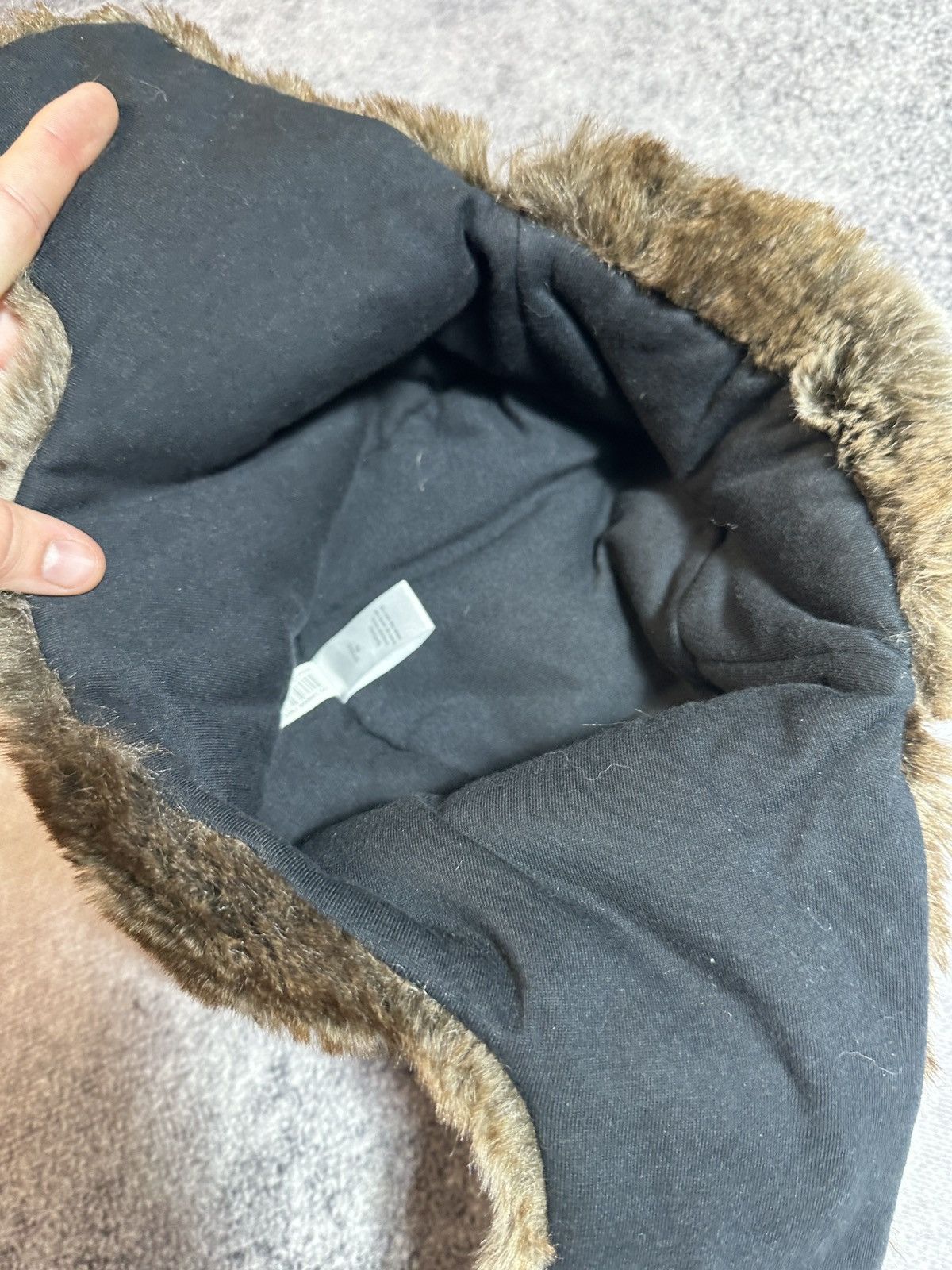 Other Y2K Vintage Avant Garde Fur Hat Ushanka Streetwear Rare Alt Size ONE SIZE - 3 Thumbnail