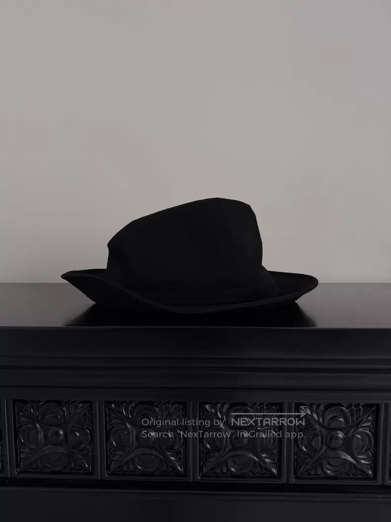 Yohji Yamamoto Yohji Yamamoto 17SS Wool Top Hat Western Hat Size ONE SIZE - 2 Thumbnail
