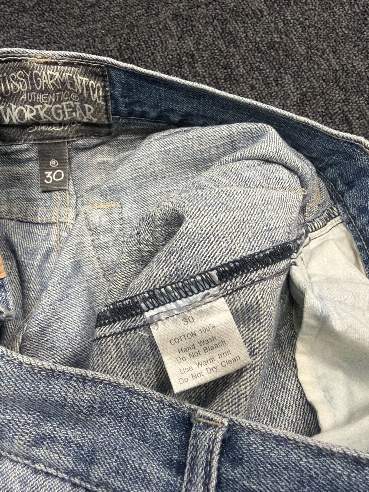 Stussy Vintage Stussy SS Link Jeans - Waist: 31” Size US 31 - 10 Thumbnail