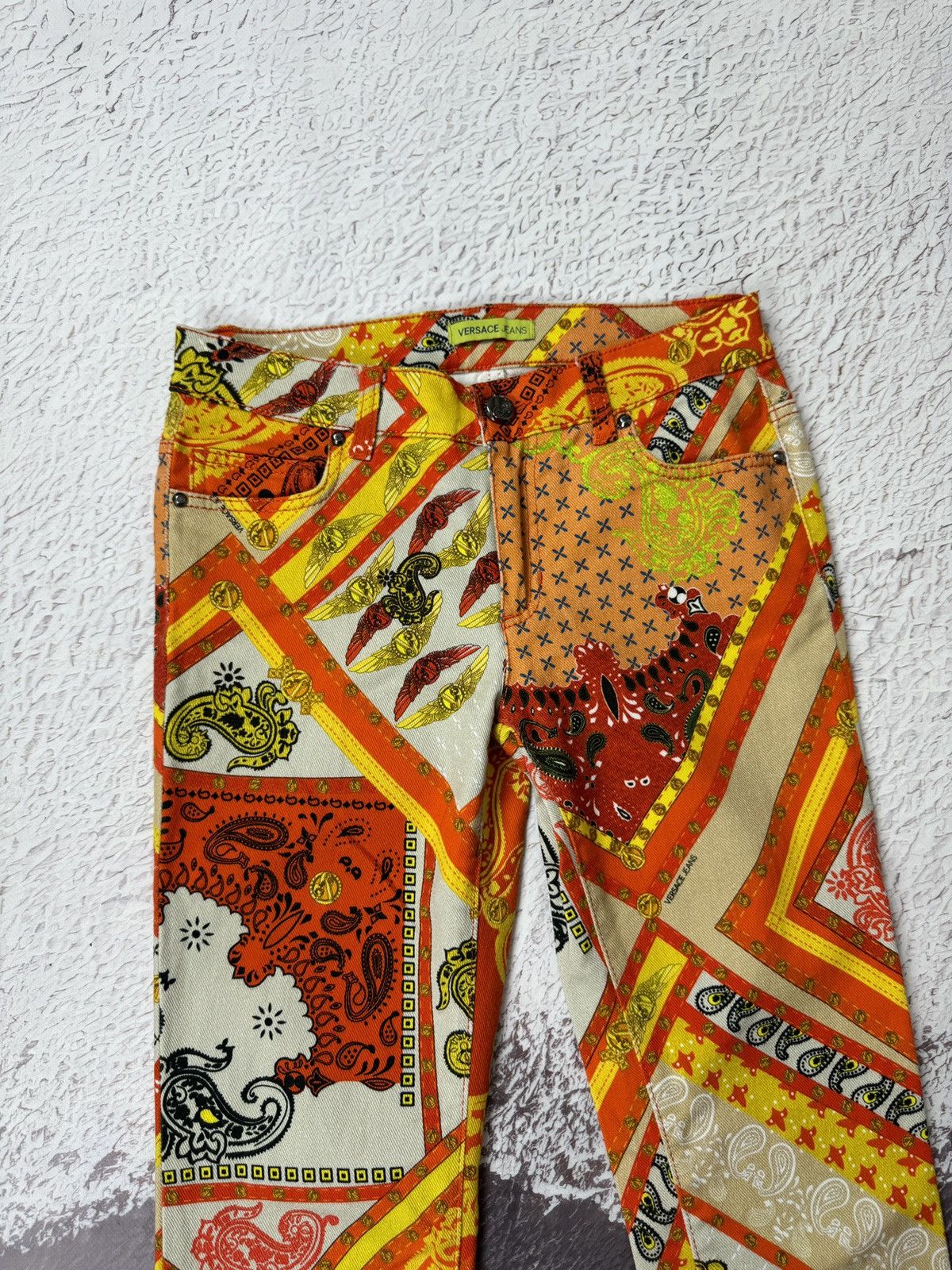 Versace Authentic Versace Jeans Baroque Pants rare jeans Size 26" / US 2 / IT 38 - 9 Thumbnail