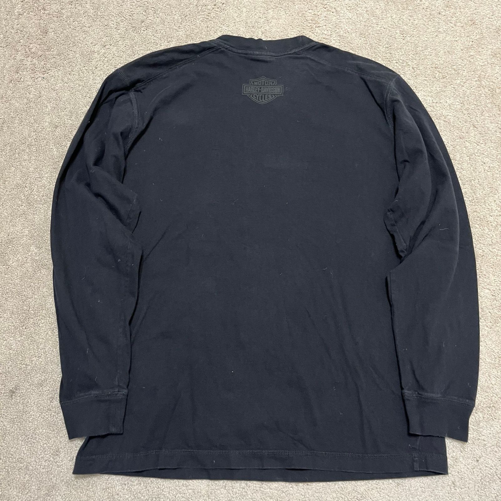 Harley Davidson Harley Davidson Skull AOP Long Sleeve Biker Black Shirt L Size US L / EU 52-54 / 3 - 2 Thumbnail
