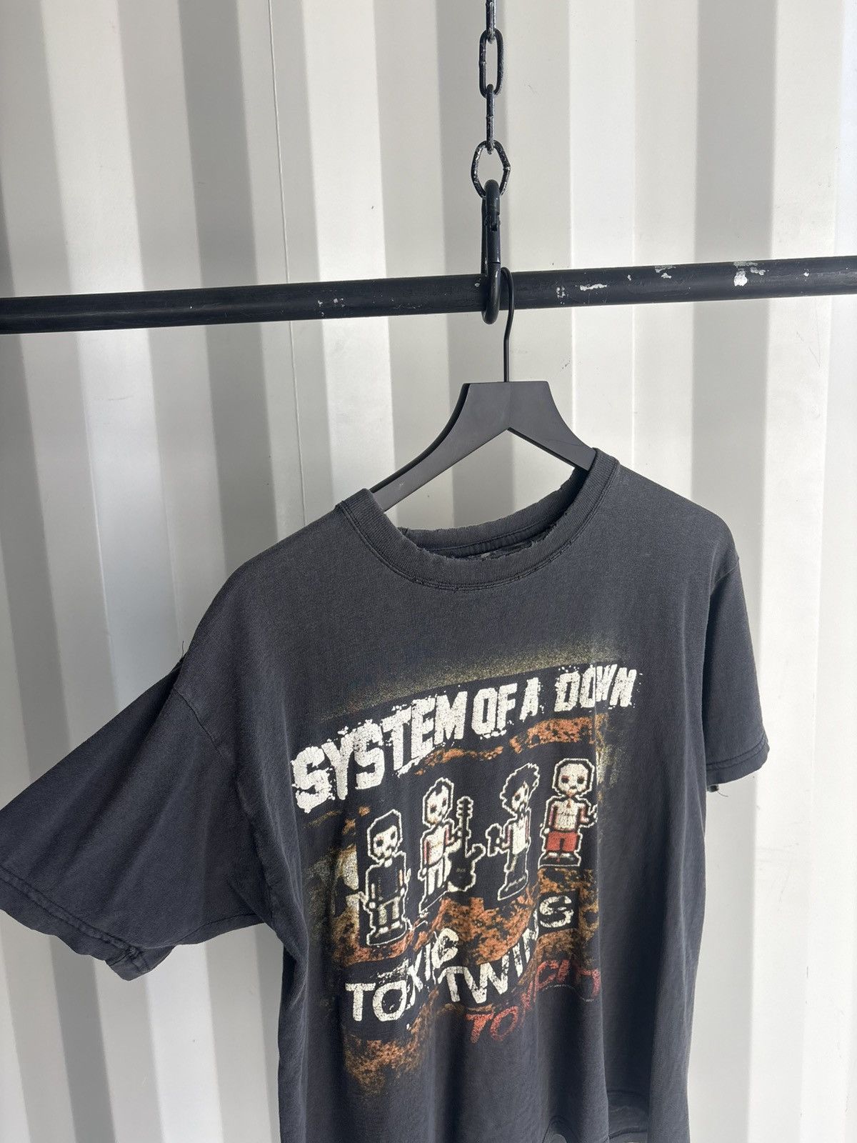 Band Tees Vintage System of a Down Toxic Shirt Faded Thrashed GRUNGE Size US L / EU 52-54 / 3 - 4 Thumbnail