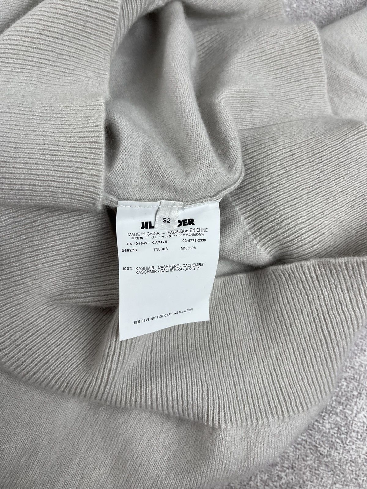 Jil Sander Jil Sander Cashmere Knit Sweater Turtleneck Size 52 Size US L / EU 52-54 / 3 - 7 Thumbnail