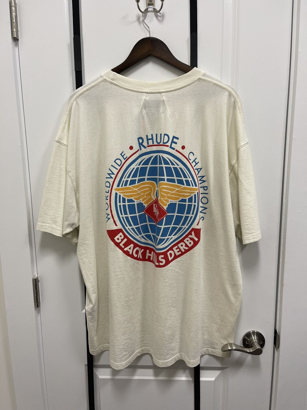 Rhude Rhude Worldwide Tee Size US XL / EU 56 / 4 - 2 Thumbnail