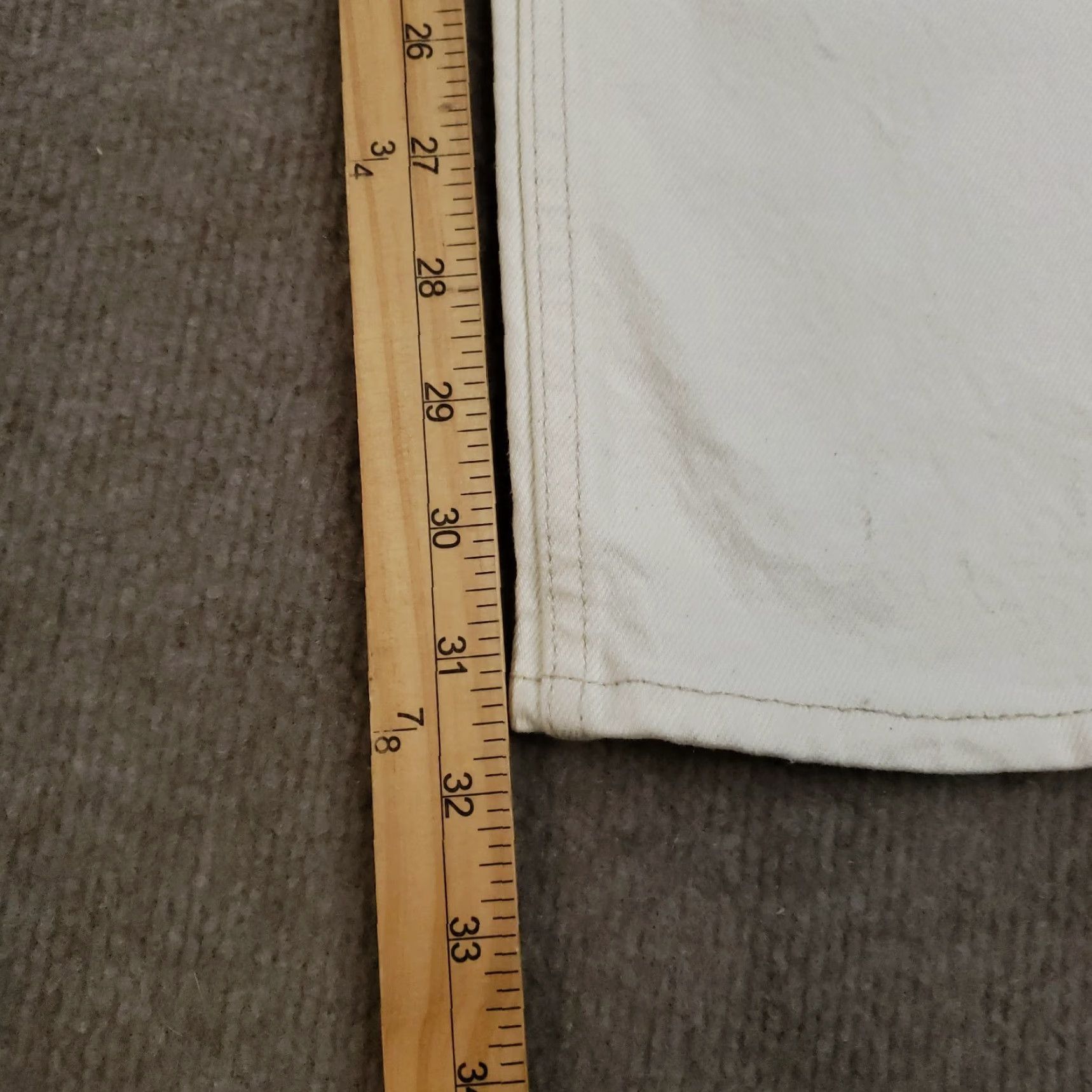 Abercrombie & Fitch Abercrombie & Fitch Jeans Women 10 Beige 90s Straight High Rise Denim 5-Pocket Size 32" / US 10 / IT 46 - 3 Thumbnail