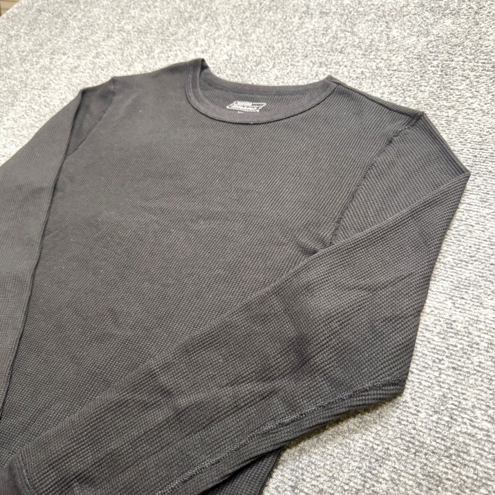 Dickies Dickies Thermal Long Sleeve Shirt Men XL Black Cotton Blend Pullover Badge: Regular/XL | Distressed Pre-Owned Size US XL / EU 56 / 4 - 2 Thumbnail