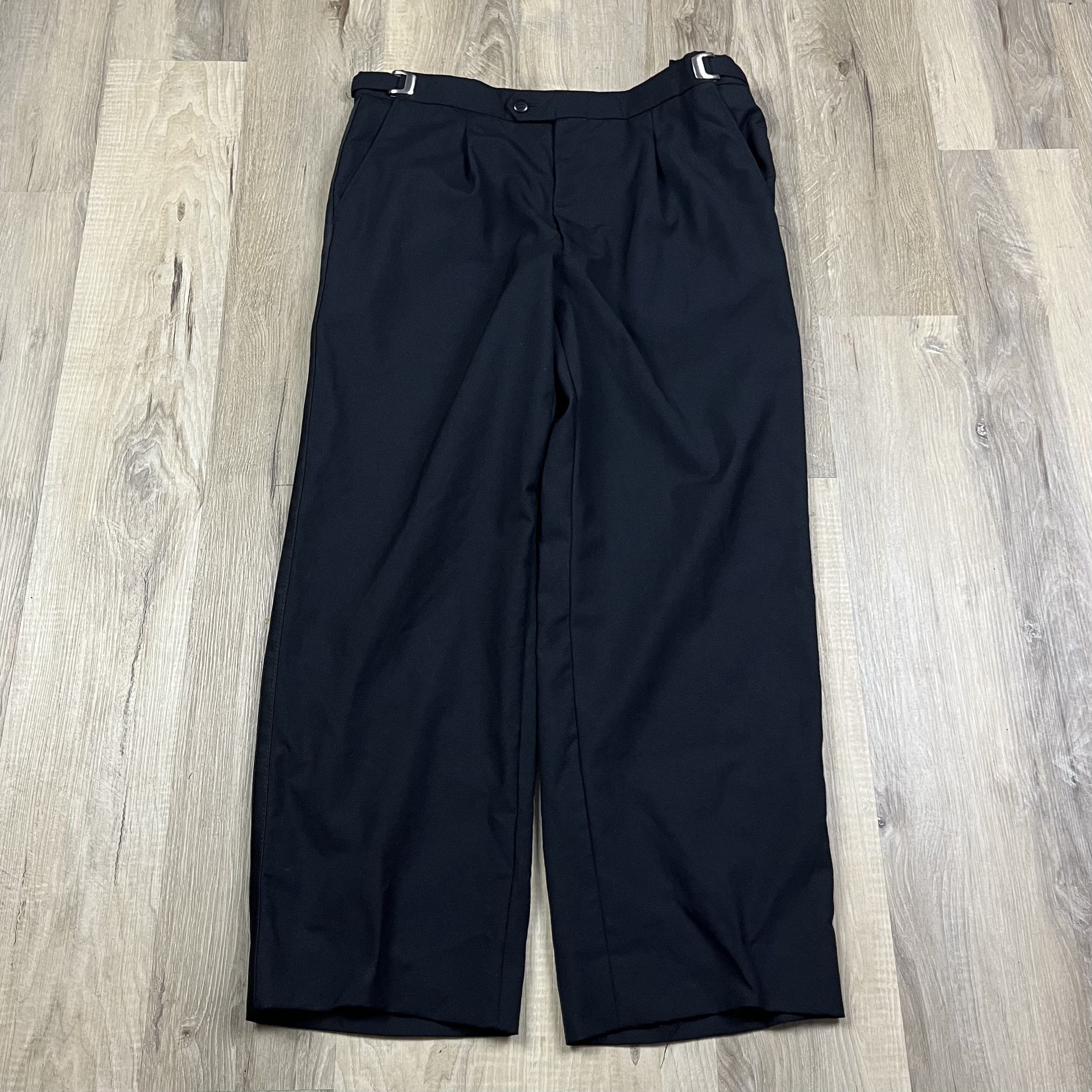 Yves Saint Laurent VTG Yves Saint Laurent Dress Pants 36x28 100% Wool Size US 36 / EU 52 - 1 Thumbnail