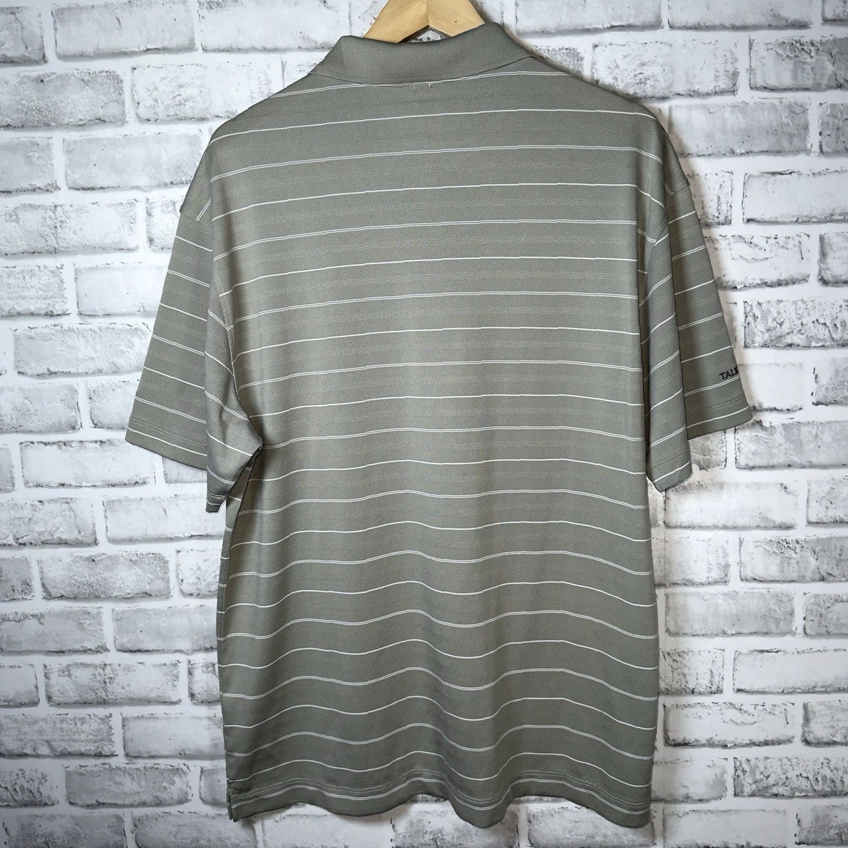 Nike Nike Polo Shirt Golf Dri-Fit Athletic Striped Mens Size L Size US L / EU 52-54 / 3 - 5 Thumbnail