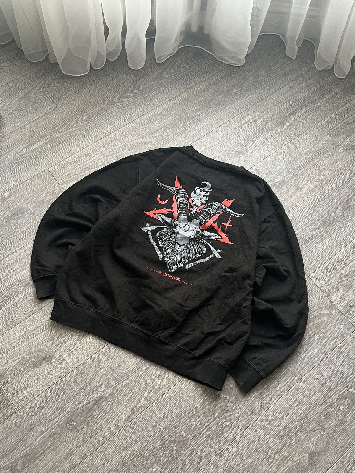 Band Tees Occult Baphomet Sweatshirt Satanic Size US XL / EU 56 / 4 - 4 Thumbnail