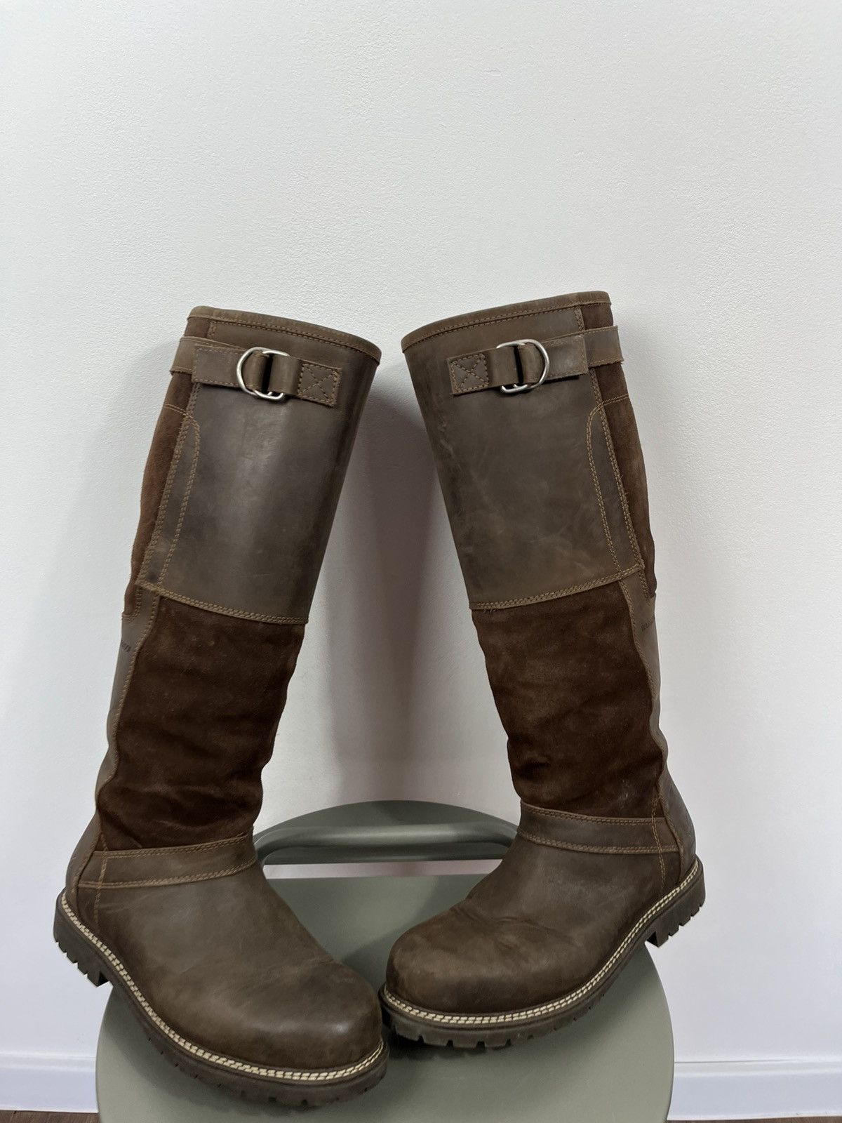 Other Waterproof Leather Knee High Boots Riding Outdoor EU 40 Size US 9 / IT 39 - 2 Thumbnail