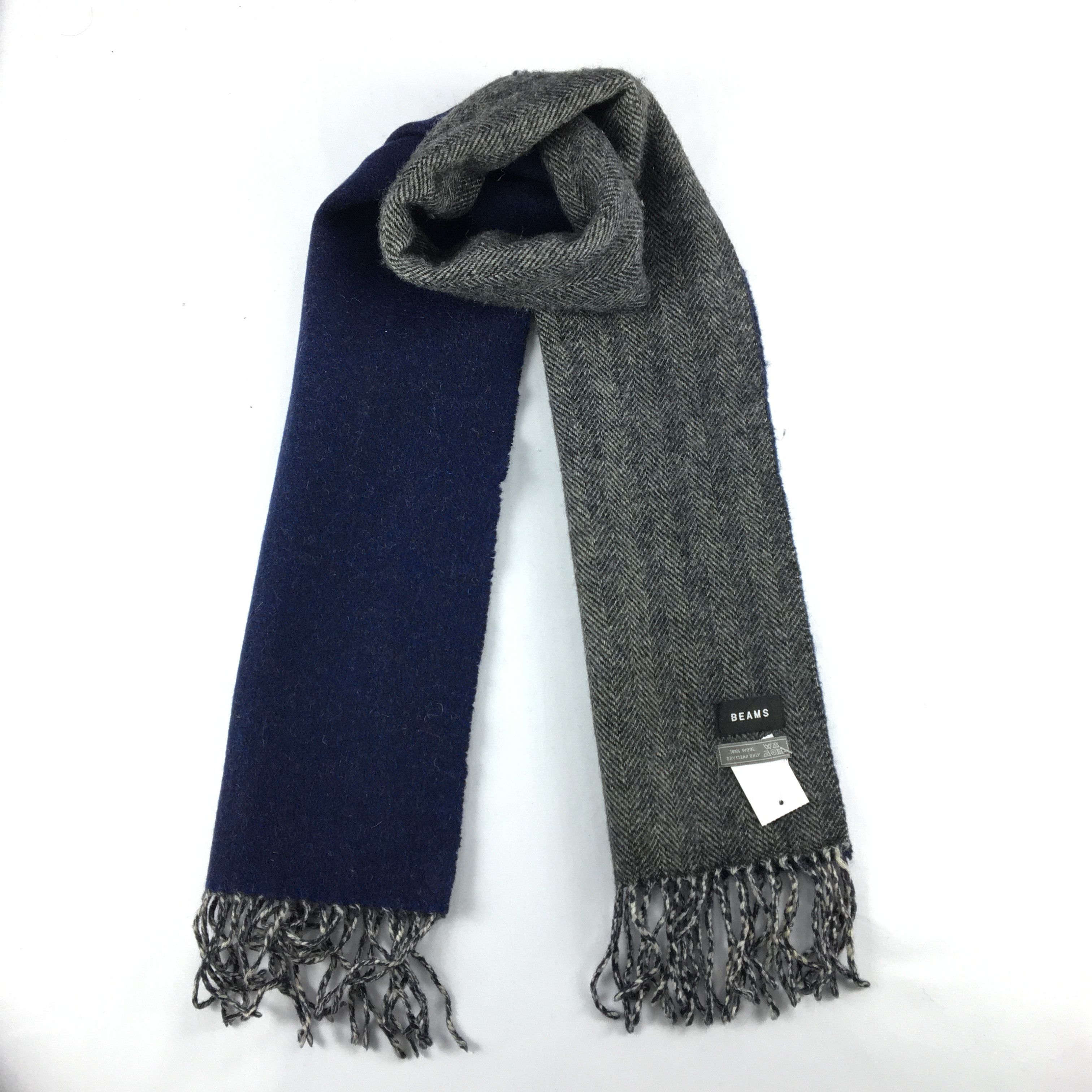 Beams Plus Vintage Beams Scarf Muffler Wool Cashmere Scarves . Size ONE SIZE - 1 Thumbnail
