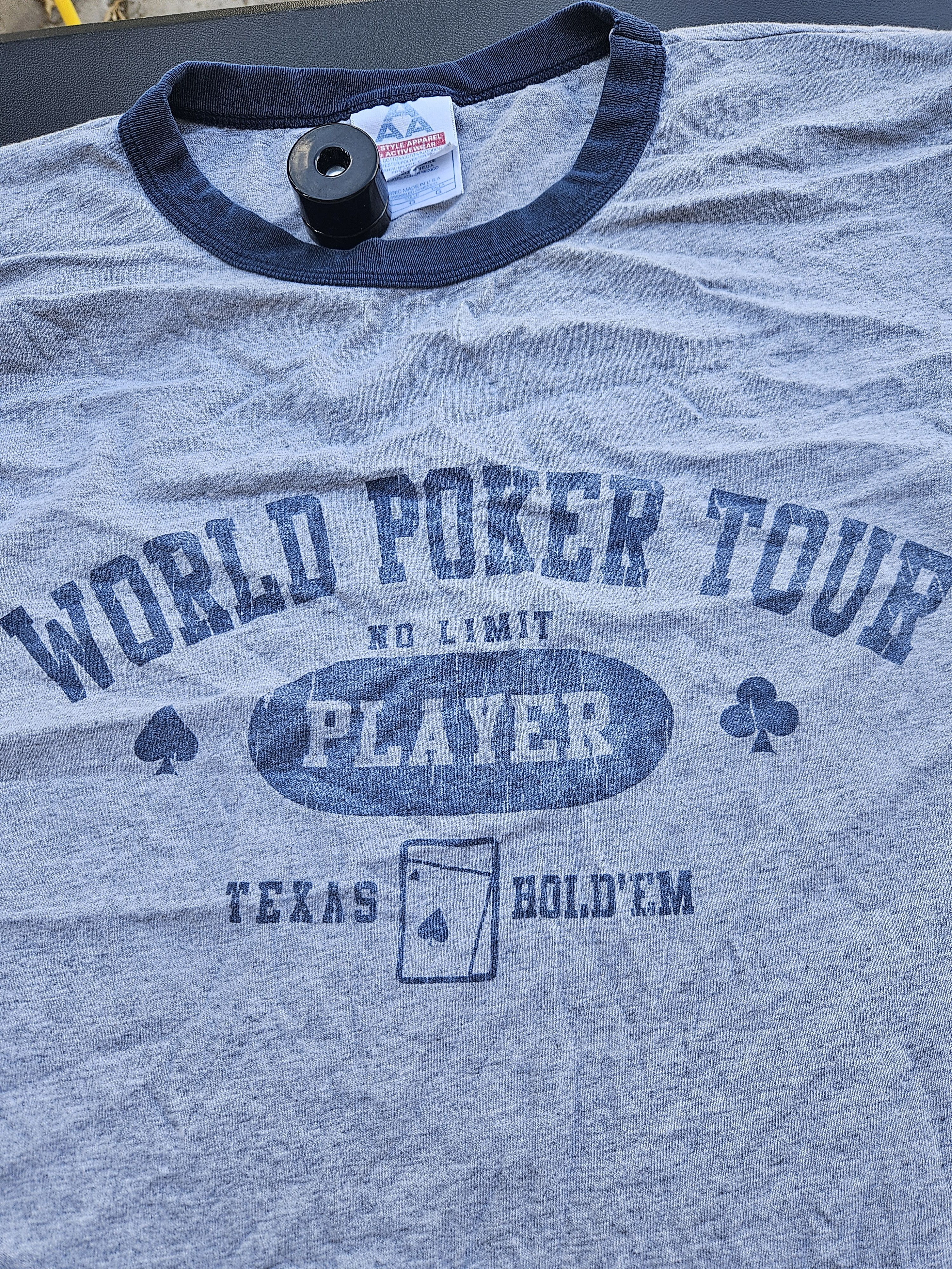 Alstyle World Poker Tour No Limit Texas Hold'em Vintage Alstyle Tee Size US L / EU 52-54 / 3 - 2 Thumbnail