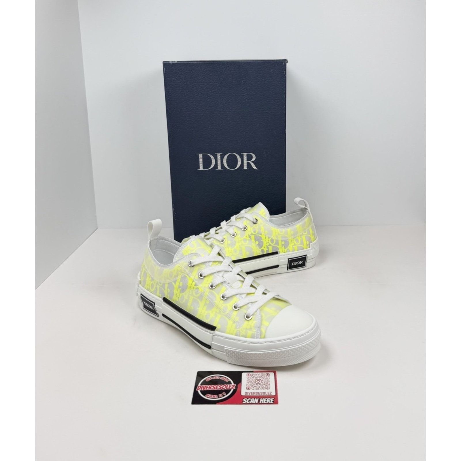 Dior Size 41EU/8US - Dior B23 Oblique Yellow Low NEW Size US 8 / EU 41 - 1 Thumbnail