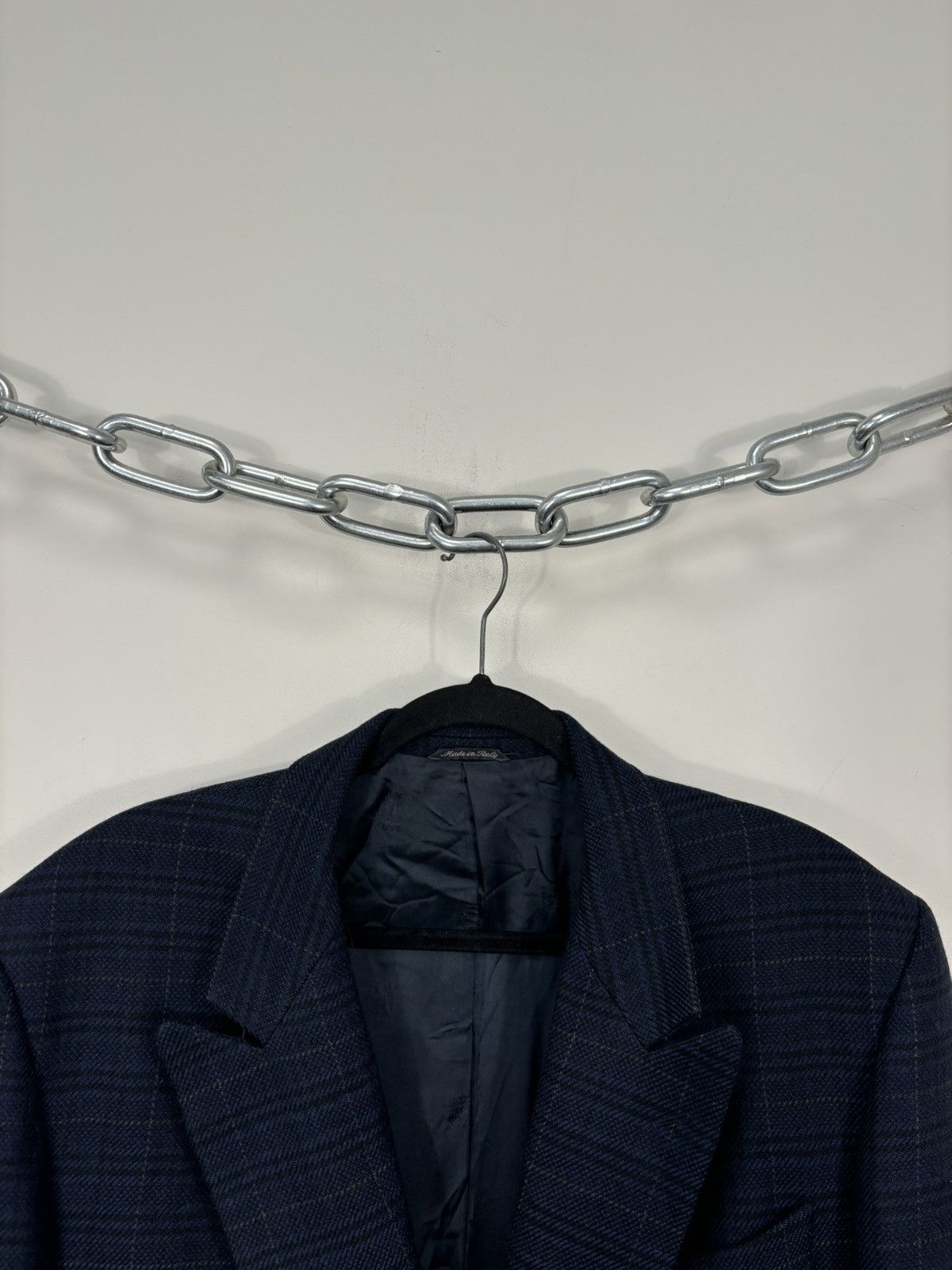GF Ferre Vintage Gianfranco Ferre 0001 Studio Glen Plaid Wool Blazer Size 46R - 8 Thumbnail