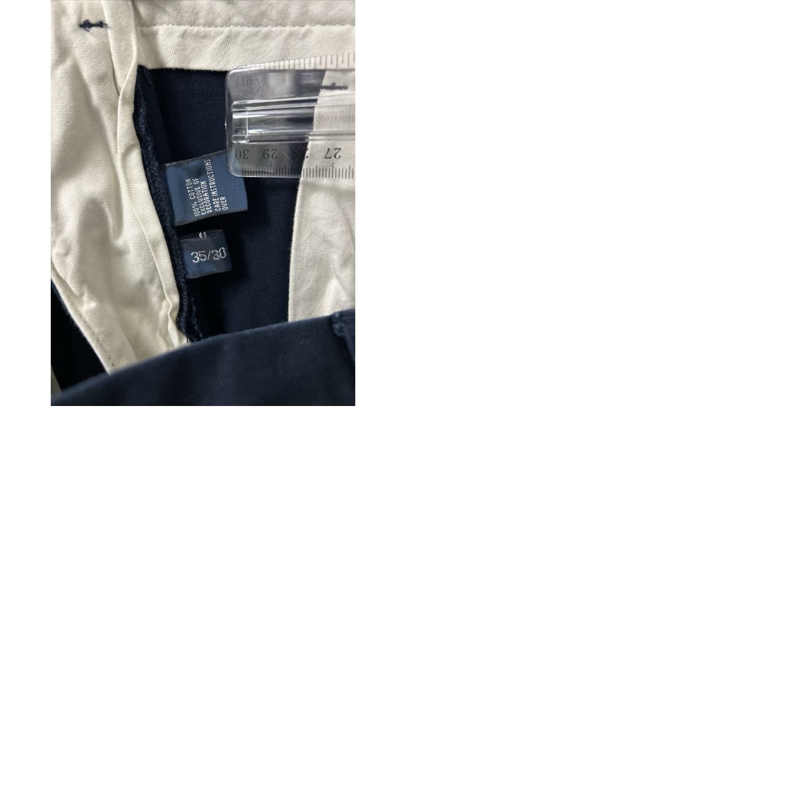 Polo Ralph Lauren Polo Ralph Lauren Preston Chino Pants Mens 35x29 Navy Blue Straight Leg Casual Workwear Business Black Label Polo Player Size US S / EU 44-46 / 1 - 9 Thumbnail