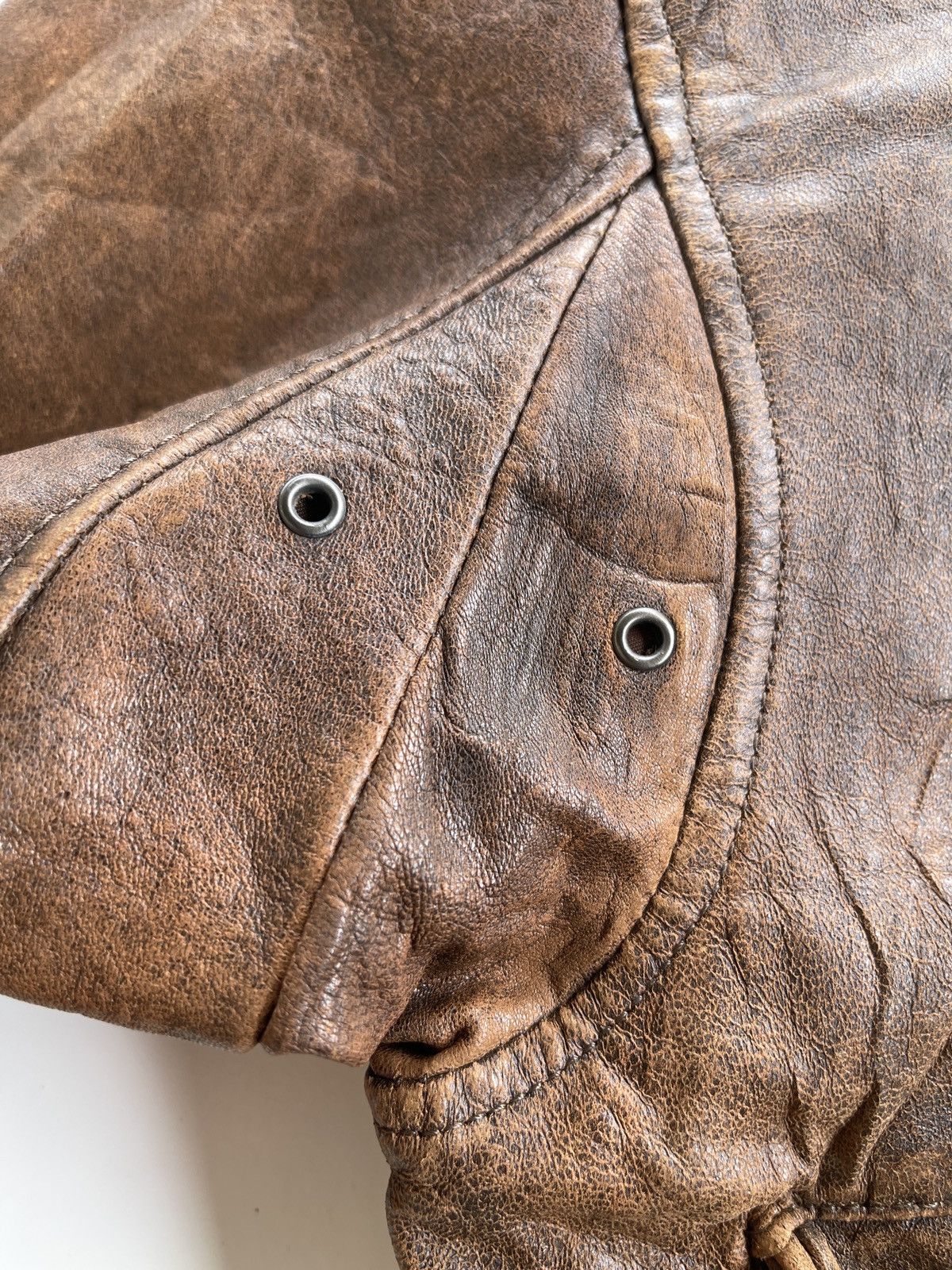 Japanese Brand Sub Urban Sheepskin Leather Jacket Size US L / EU 52-54 / 3 - 23 Thumbnail