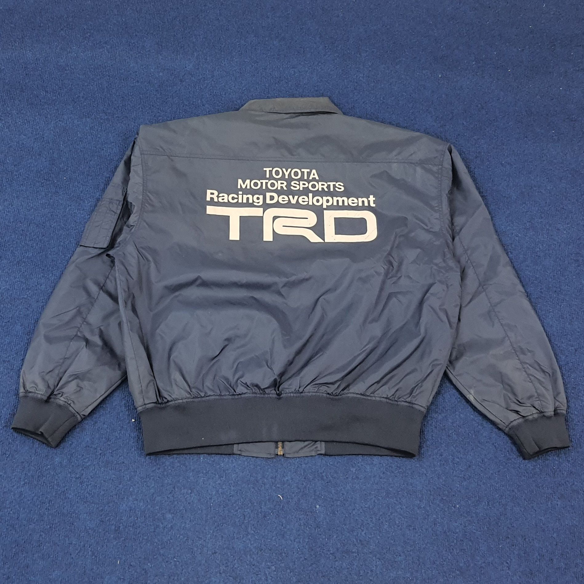 Japanese Brand × Vintage Vintage TRD Toyota Japan Motorsports Racing Jacket Size US XL / EU 56 / 4 - 1 Thumbnail