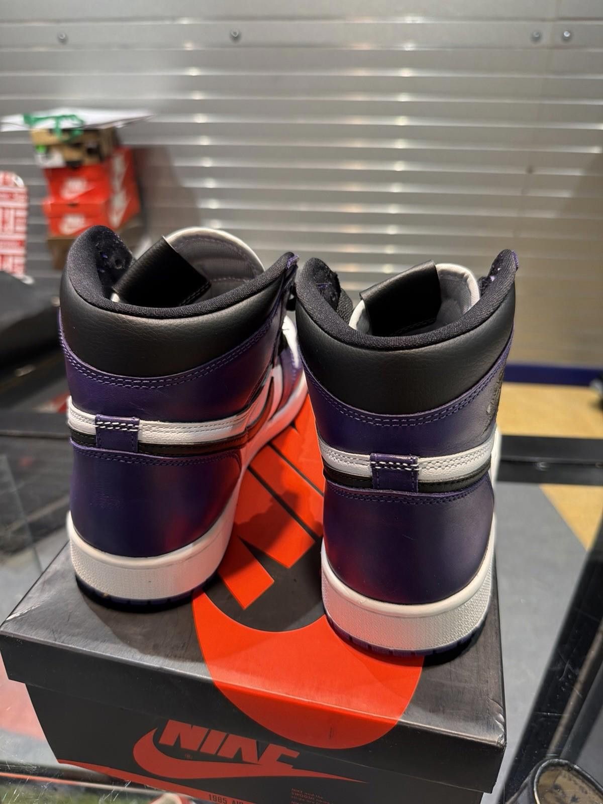 Jordan Brand Air Jordan 1 High Court Purple Sneakers 2.0 Size 8.5 Size US 8.5 / EU 41-42 - 8 Thumbnail