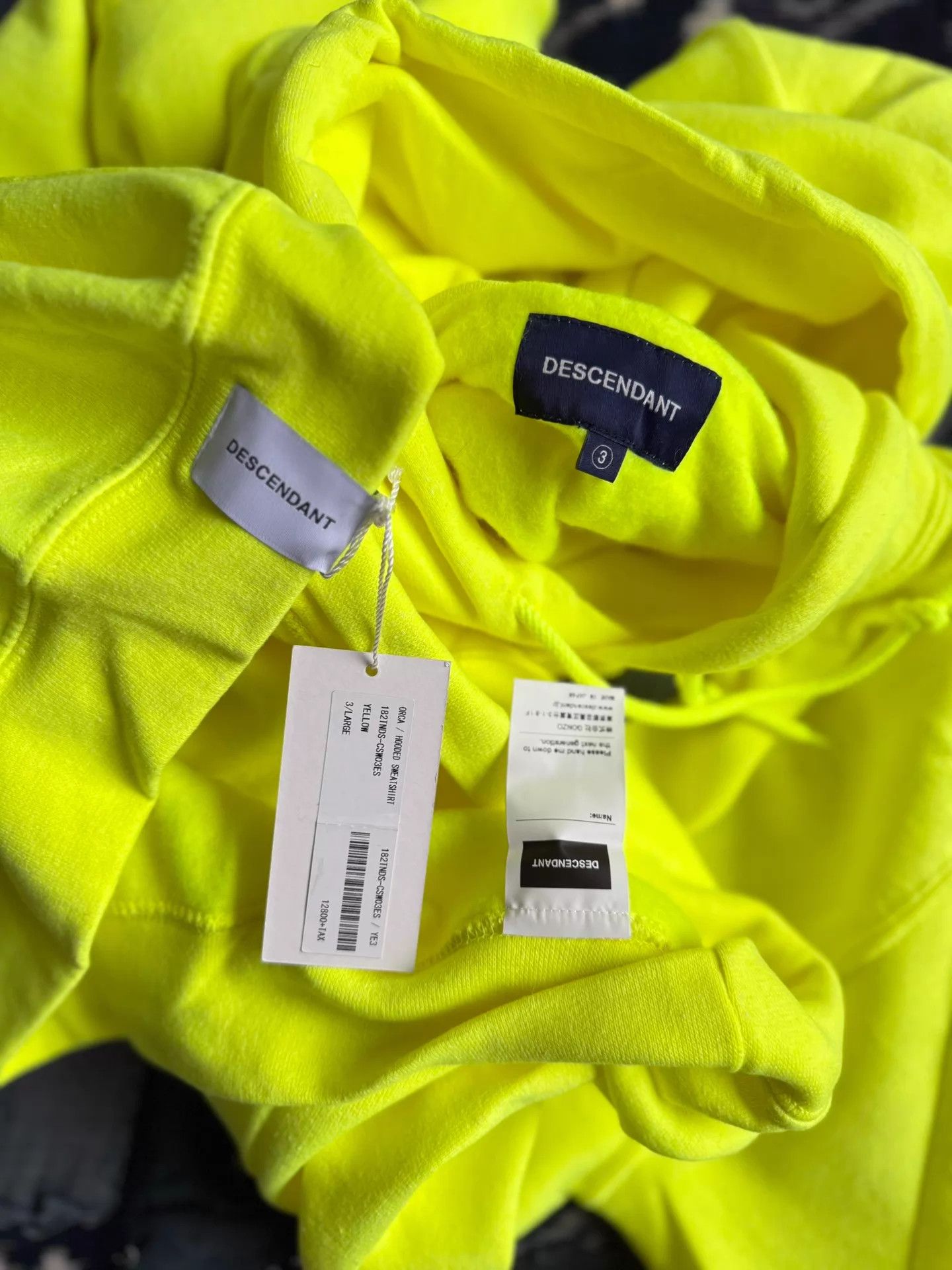 Descendant DESCENDANT ORCA Printed Hoodie Yellow 3 Size US L / EU 52-54 / 3 - 9 Thumbnail