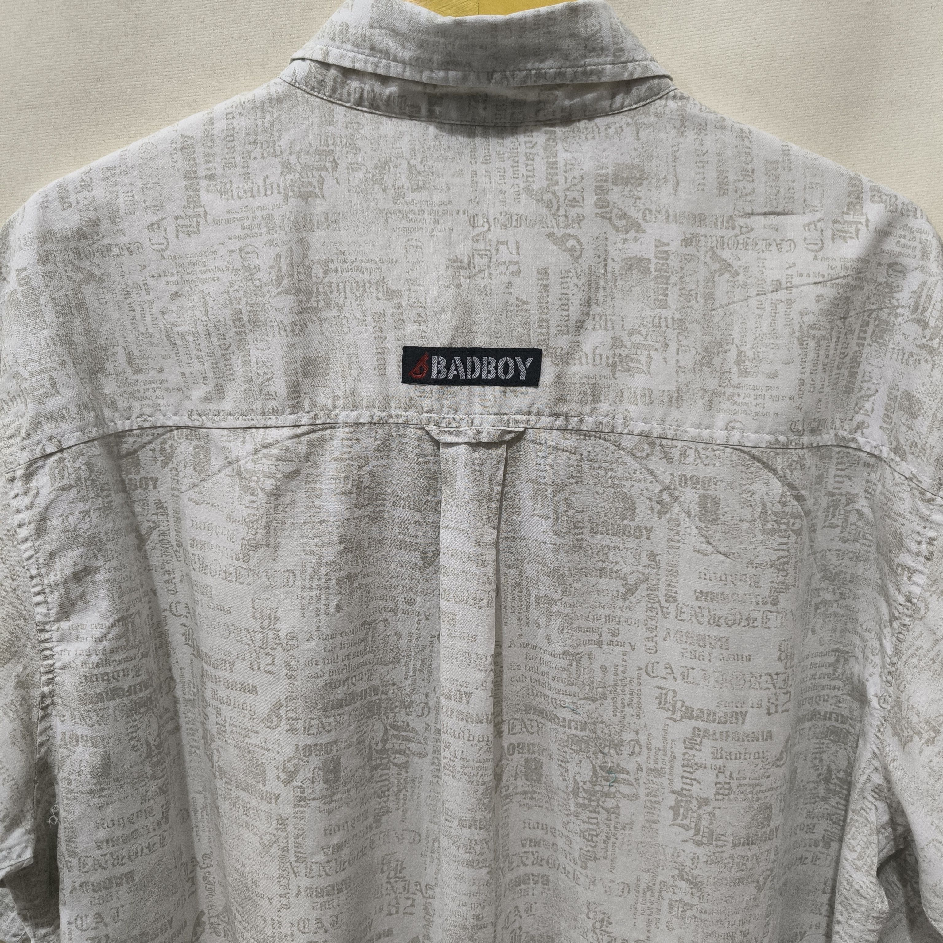 No Fear Y2k Bad boy full print shirt san diego california Size US XXL / EU 58 / 5 - 5 Thumbnail