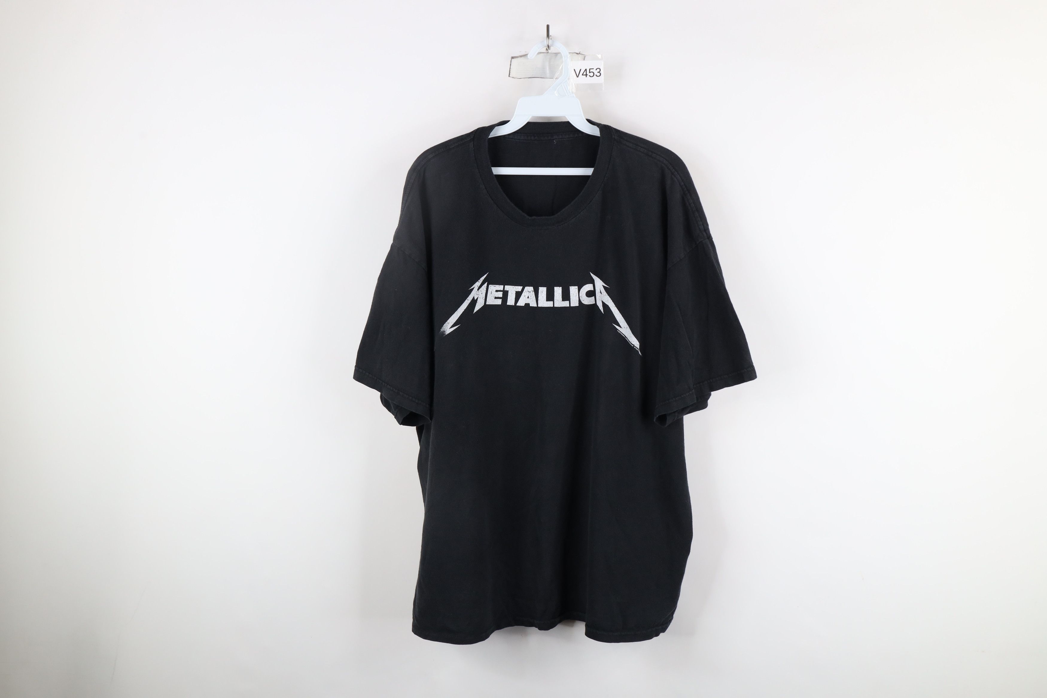 Vintage Vintage Y2K 2013 Out Metallica Band T-Shirt Black Cotton Size US XXL / EU 58 / 5 - 1 Thumbnail