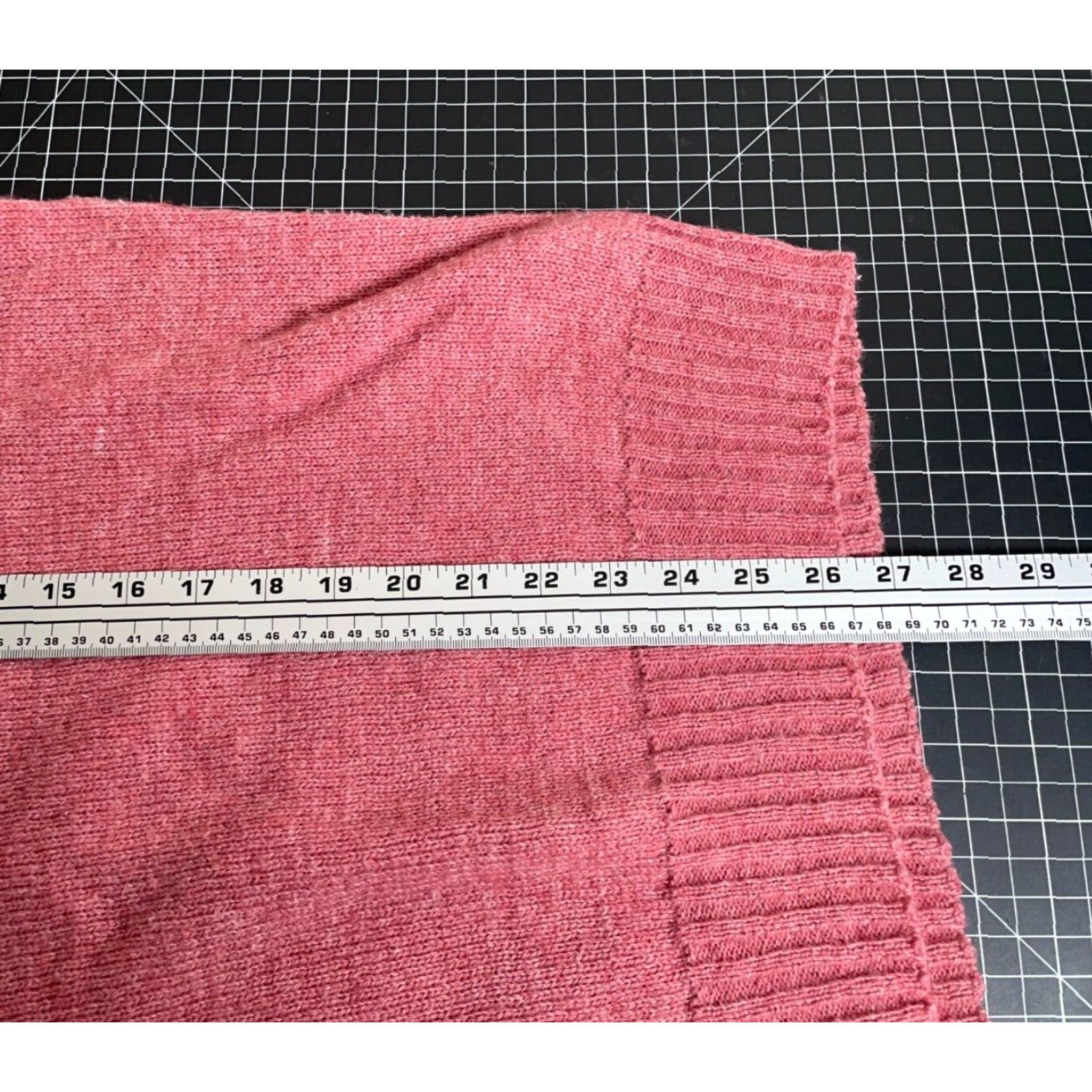 Vintage VINTAGE Puritan Sweater Adult Large Red Ivory Striped 80s Shetland Wool Blend Knit Pullover Size US L / EU 52-54 / 3 - 6 Thumbnail
