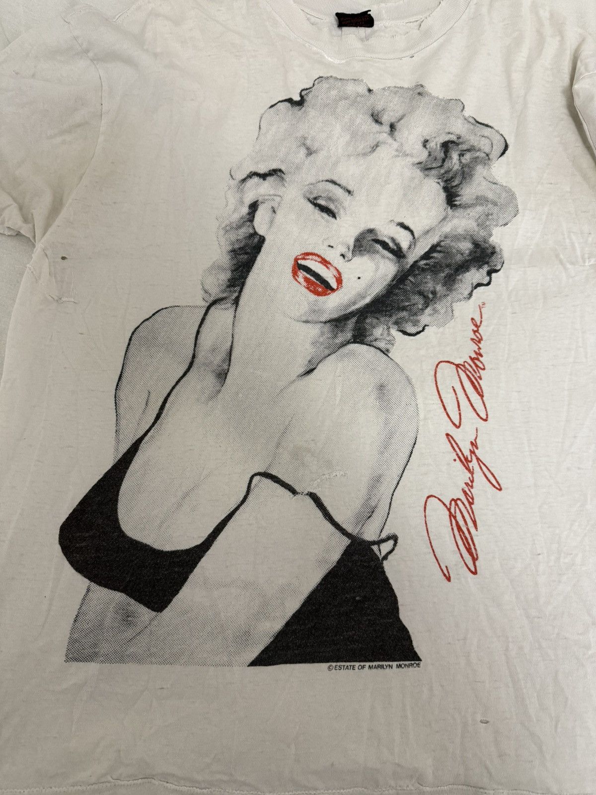Vintage Vintage Marilyn Monroe T-Shirt Size US XL / EU 56 / 4 - 2 Thumbnail