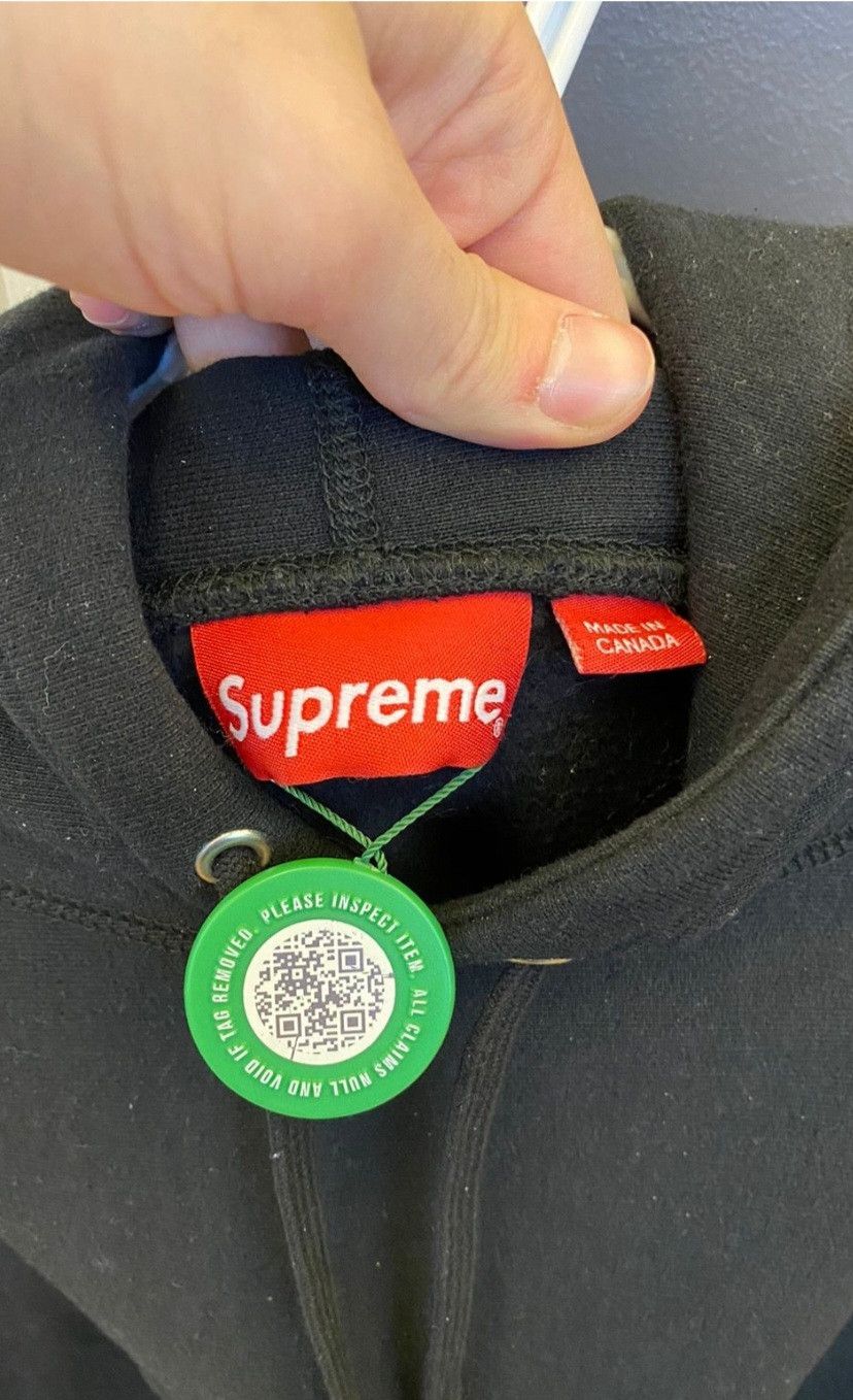 Supreme Supreme Classic Script Hooded Sweatshirt Black Size US XL / EU 56 / 4 - 5 Thumbnail