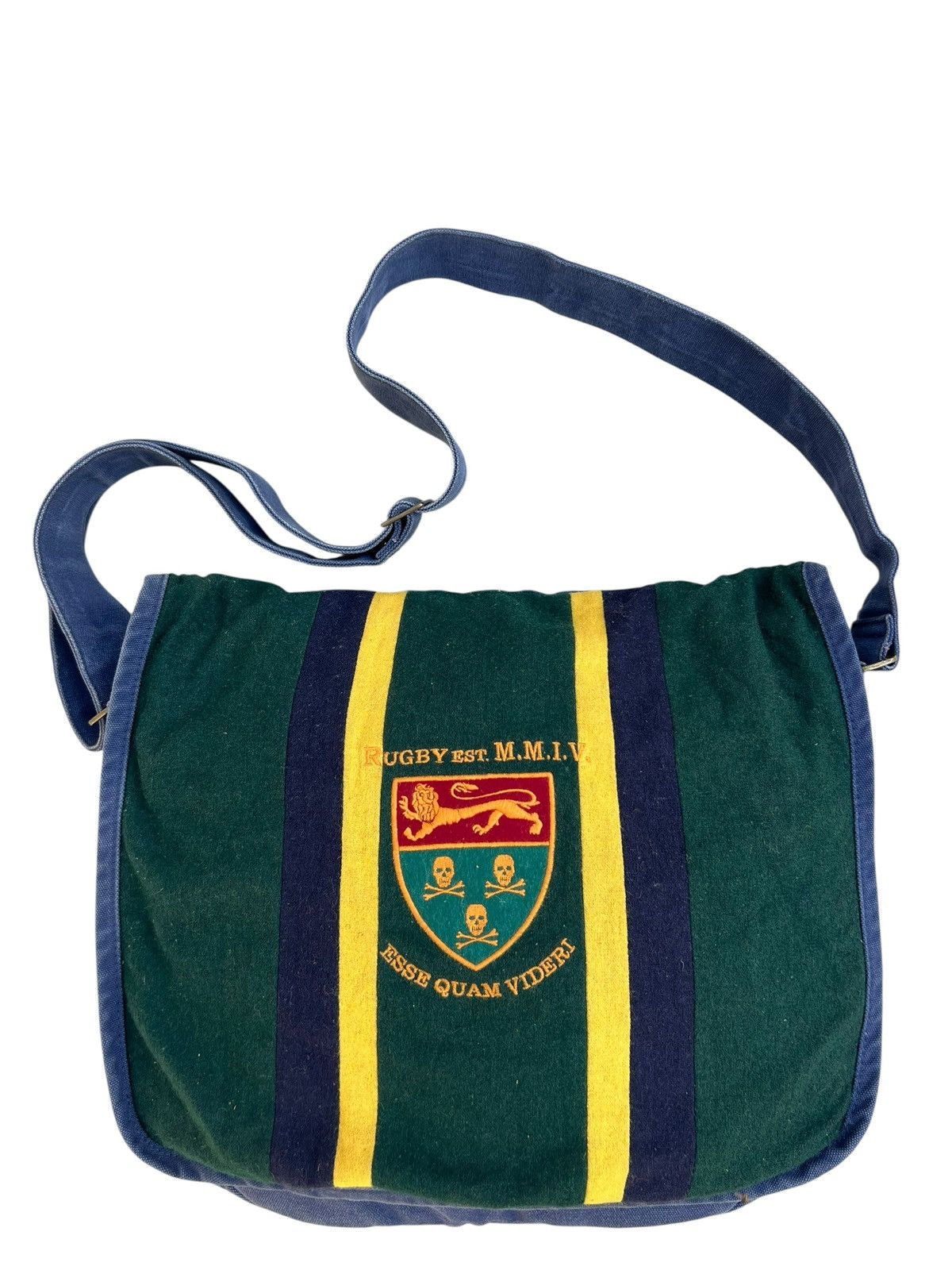 Rugby Ralph Lauren Ralph Lauren Rugby Fade Patina Duck Canvas Messenger Bag Size ONE SIZE - 7 Thumbnail