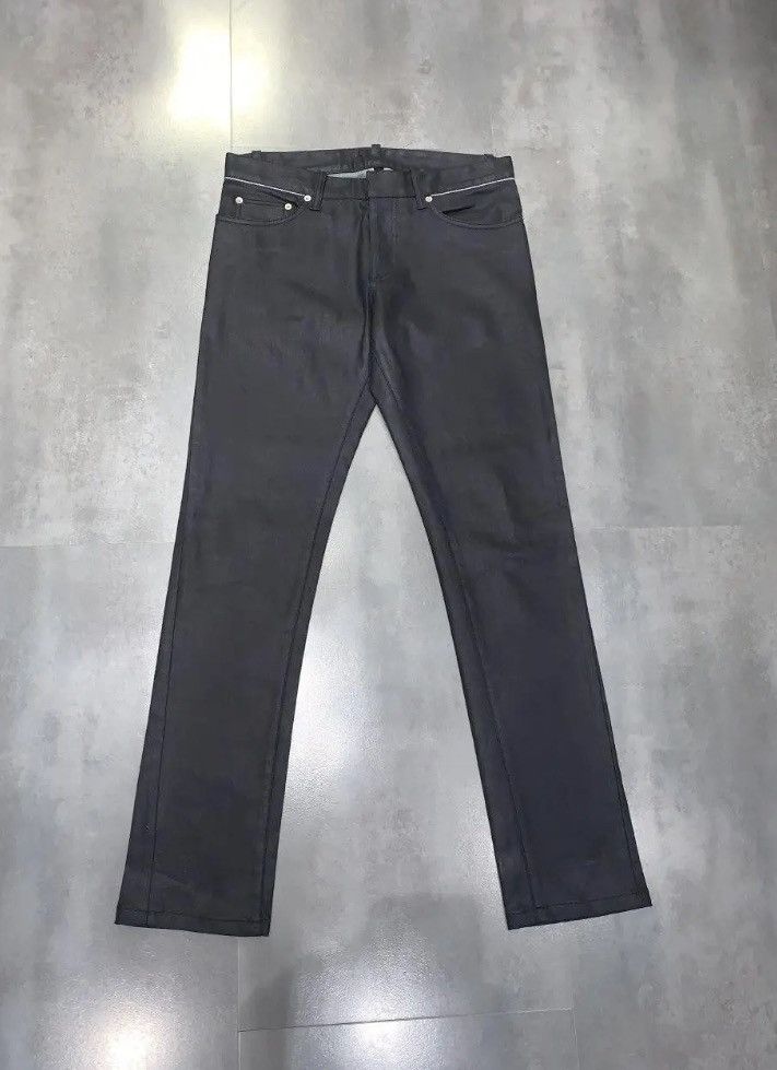 Balenciaga Balenciaga waxed black denim FW08 Size US 35 - 3 Thumbnail