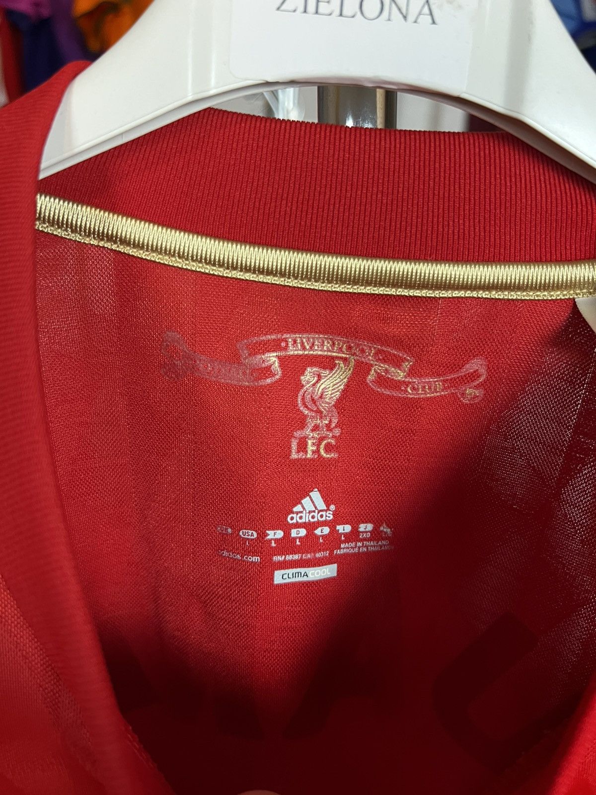 Adidas Soccer Jersey Adidas Liverpool 2010/11 Luis Suárez #7 Size US L / EU 52-54 / 3 - 8 Thumbnail