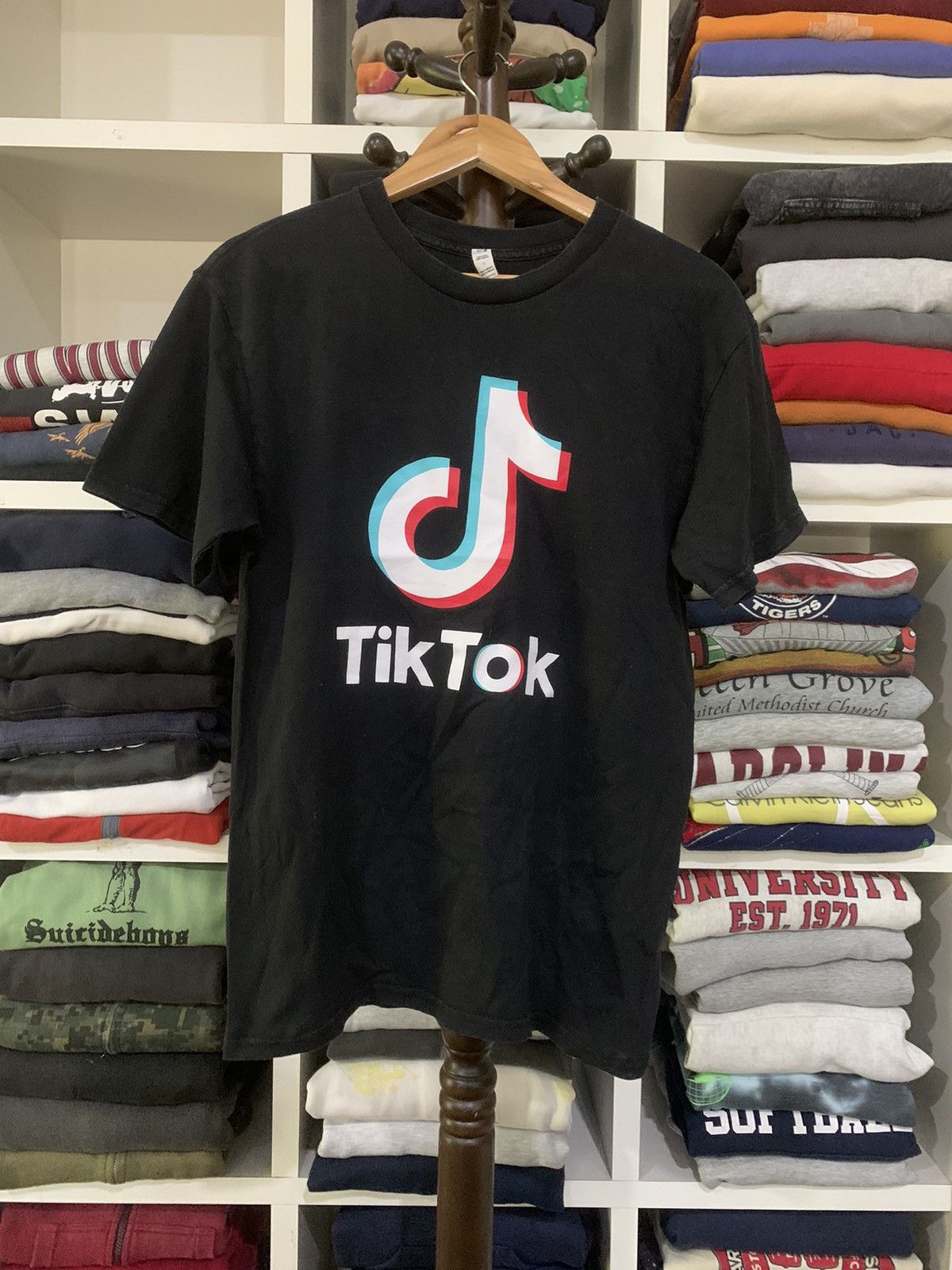 image of Free Style Tiktok T-Shirt in Black, Men's (Size Medium)