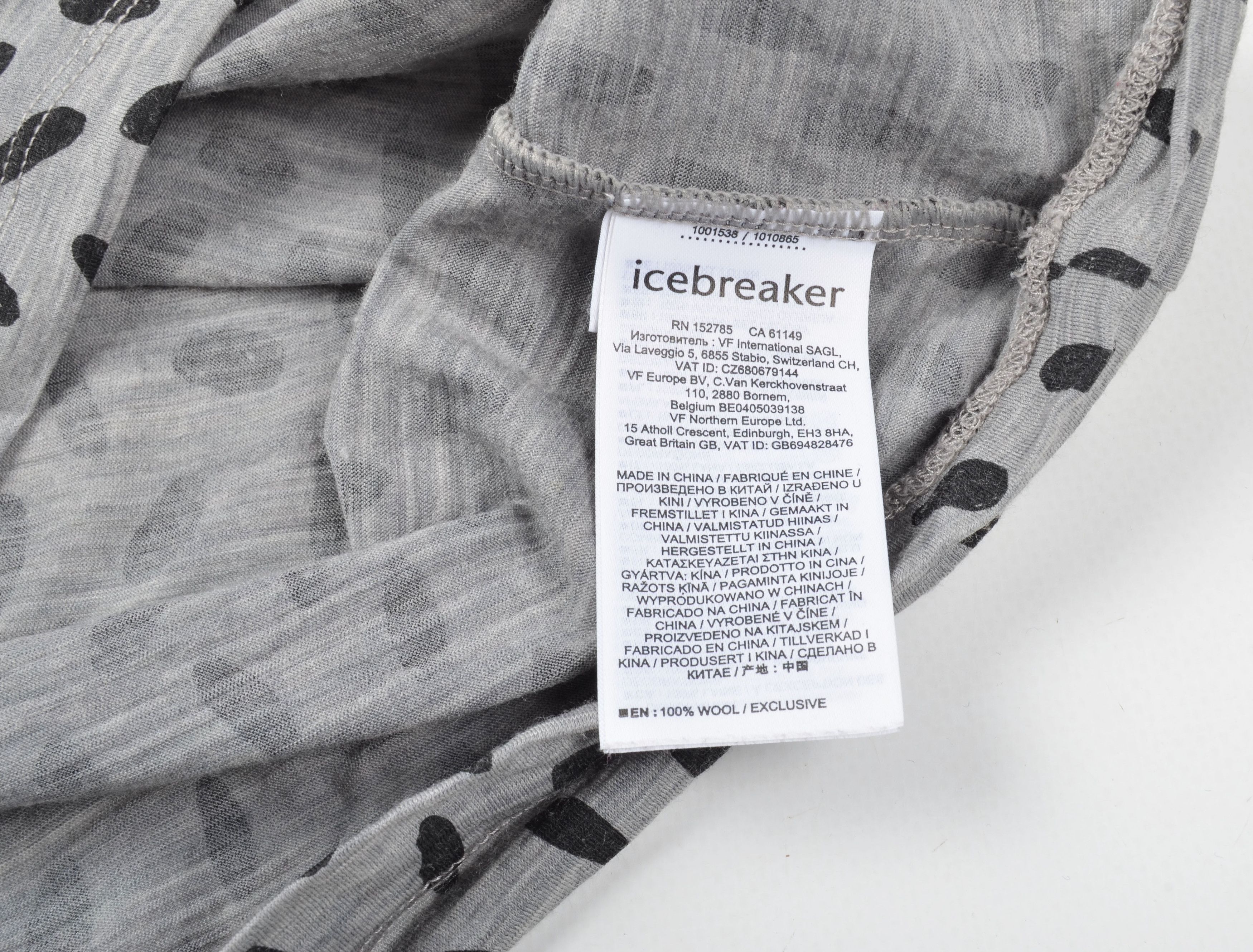 Icebreaker Icebreaker Merino Wool Scoop Neck Printed T-Shirt Size XS / US 0-2 / IT 36-38 - 8 Thumbnail