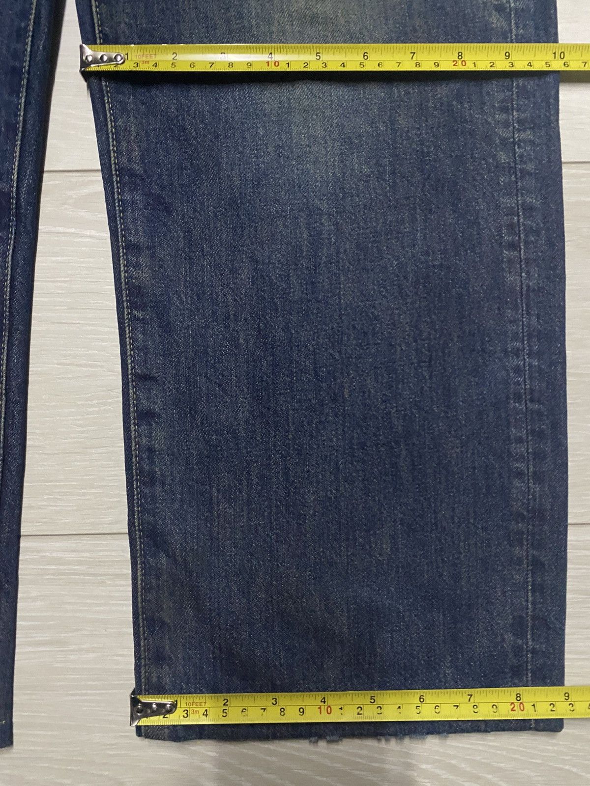 Undercover × Uniqlo Vintage Japanese Uniqlo Mud Wash Distressed Baggy Jeans Size US 37 - 14 Thumbnail