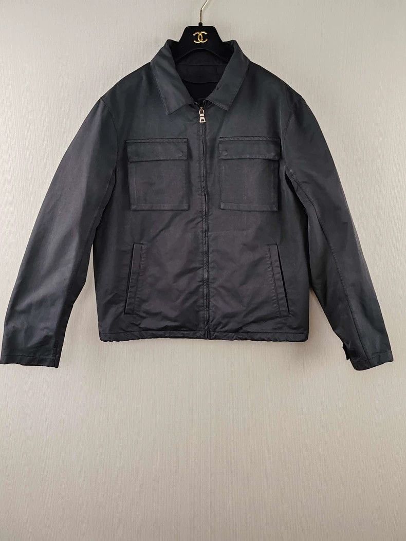 Prada PradaHard-shell workwear black samurai jacket 2503-Nextarro Size US L / EU 52-54 / 3 - 1 Thumbnail
