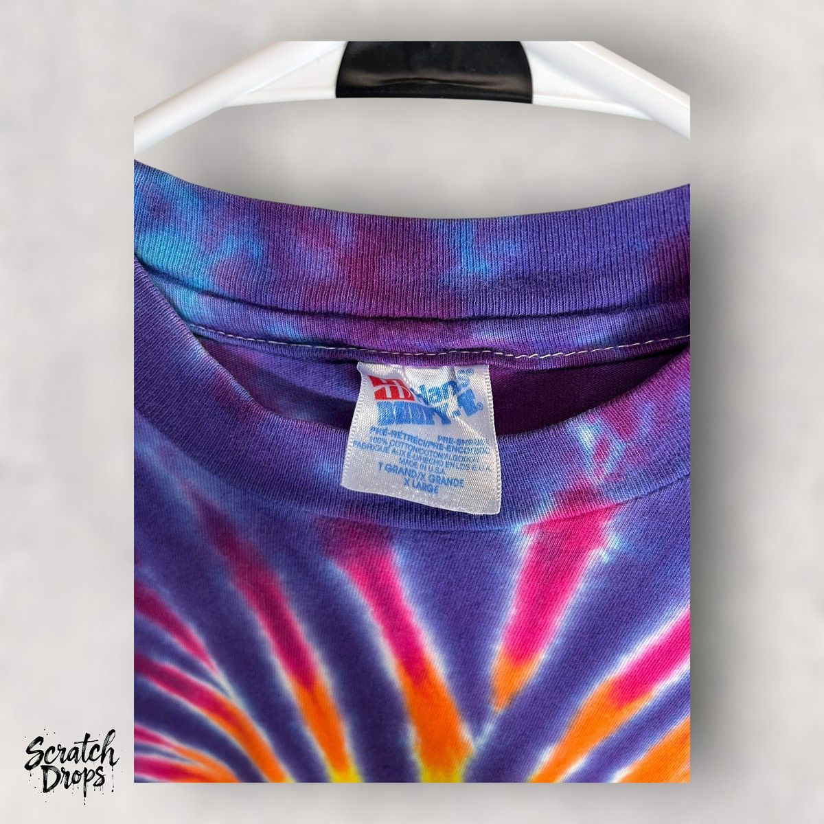 Grailed × Grateful Dead × Hanes 1994 Grateful Dead Tie-Dye Tee + Jerry Show Story (XL) Size US XL / EU 56 / 4 - 4 Thumbnail