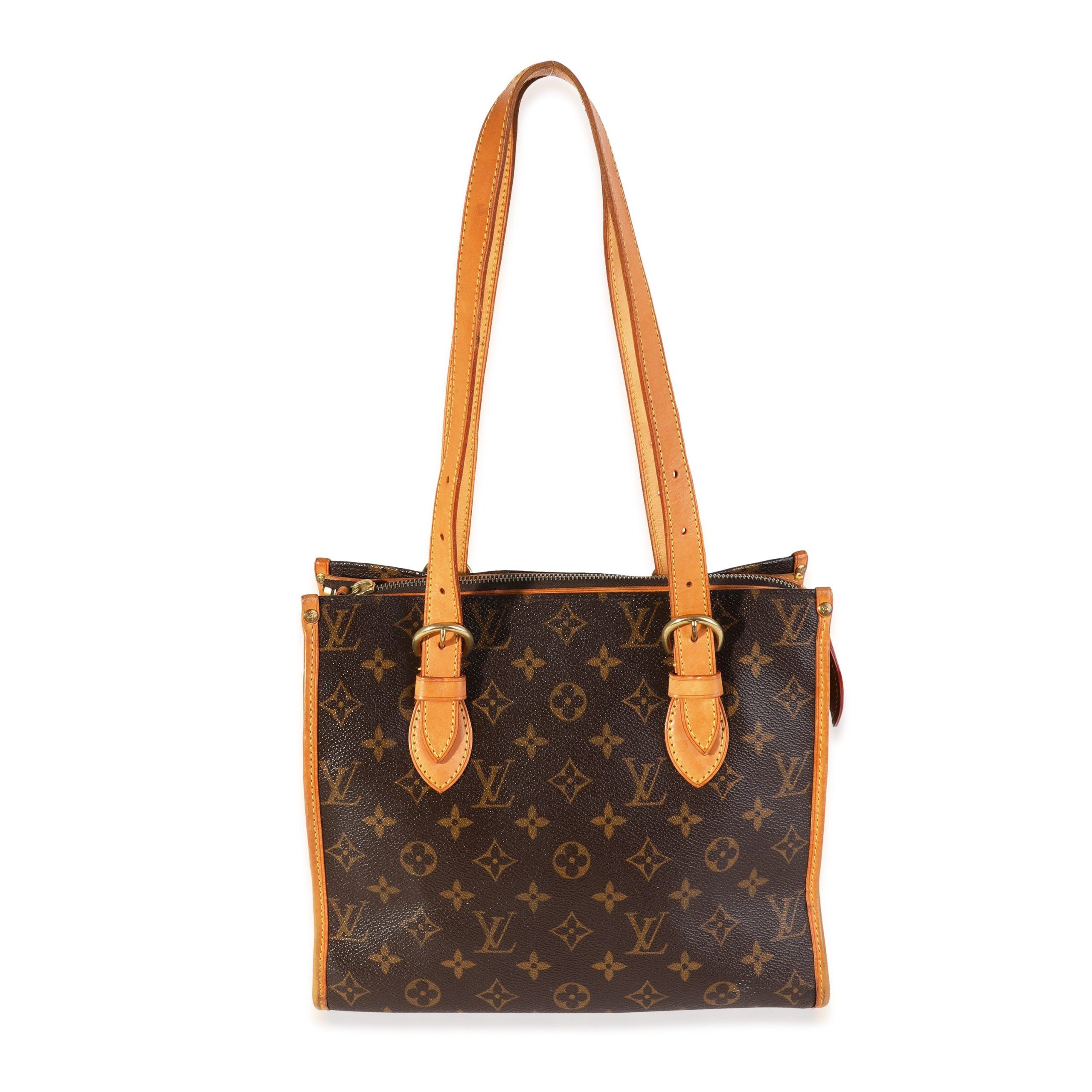 image of Louis Vuitton Monogram Canvas Popincourt Haut in Brown, Women's
