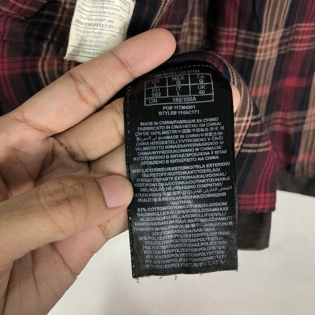Japanese Brand 🔥Vintage Chore Jacket Guess Blanket Lining Tartan Design Size US L / EU 52-54 / 3 - 20 Thumbnail